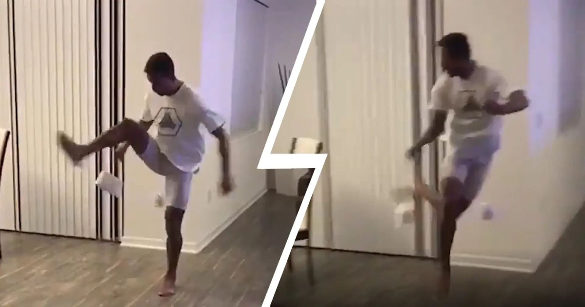 Nani takes toilet toll challenge to who new level with mad skills