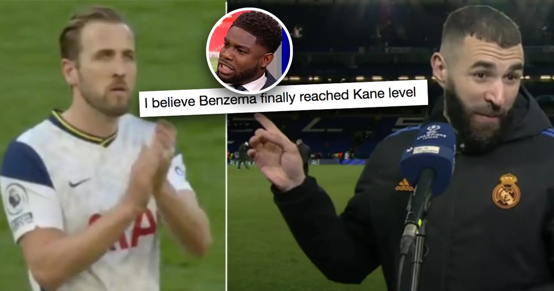 "Il pourrait être aussi bon qu'Harry Kane un jour": la récente citation de Micah Richards sur Benzema devient virale