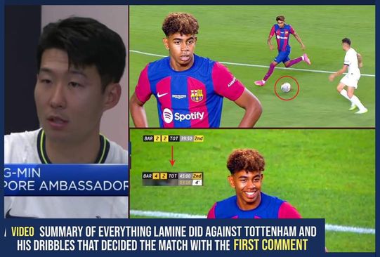 Heung Son, Tottenham player 🎙🚨🎙:   Lamine is a phenomenal player for his age. When I was his age,