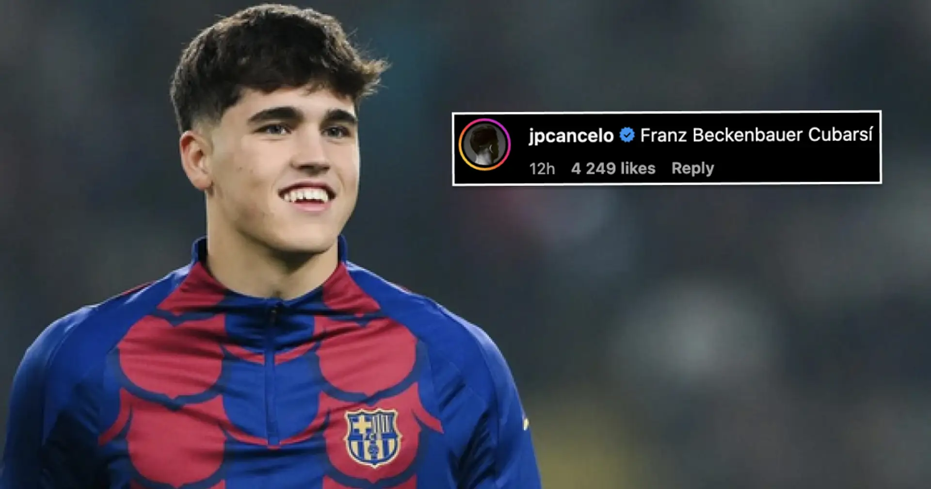 'Beckenbauer', 'you're so handsome': Barca players' comments for Cubarsi go viral