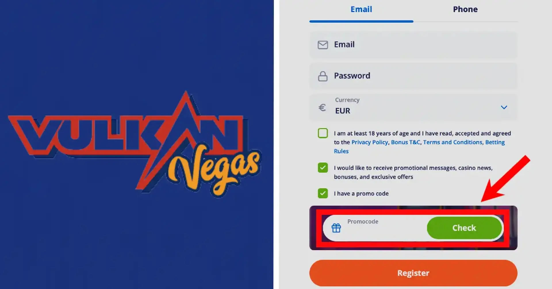 NV Casino Freispiel Angebot Screenshot