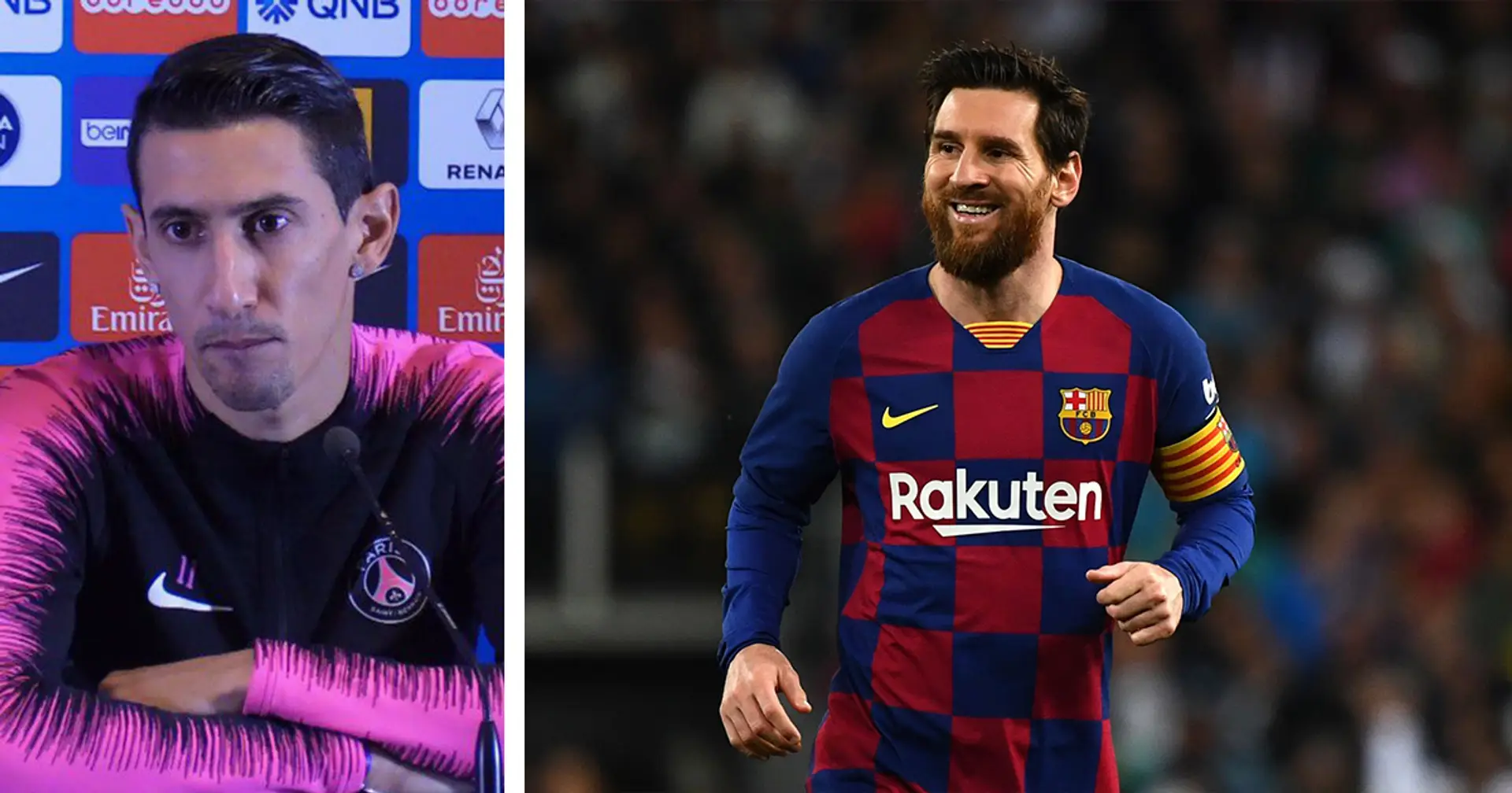 Angel Di Maria explique comment il a tenté d'attirer Lionel Messi au PSG cet été