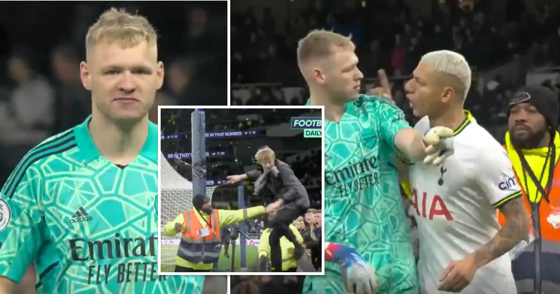 Alternate angle of Ramsdale antics reveal what triggered Richarlison and Spurs fans