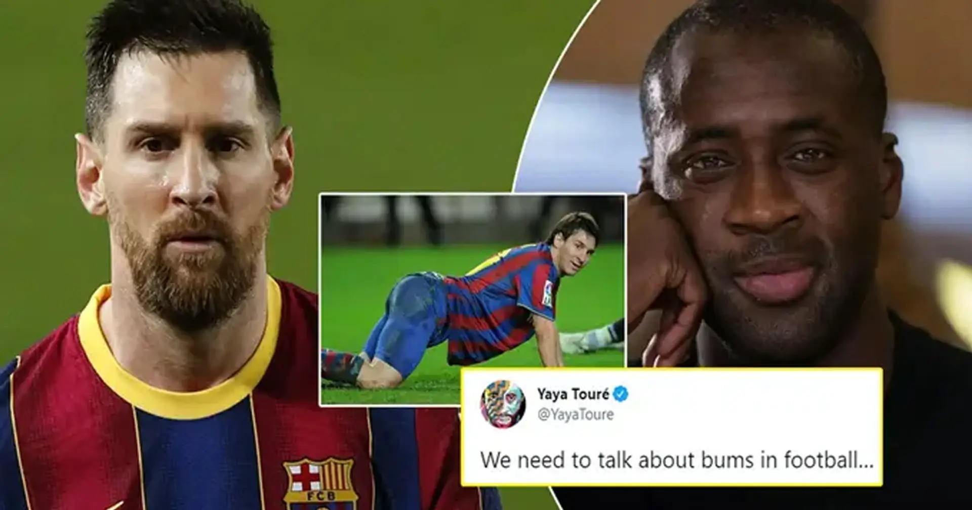 Yaya Touré explica cómo Messi usa a favor su 'gran trasero' en el campo