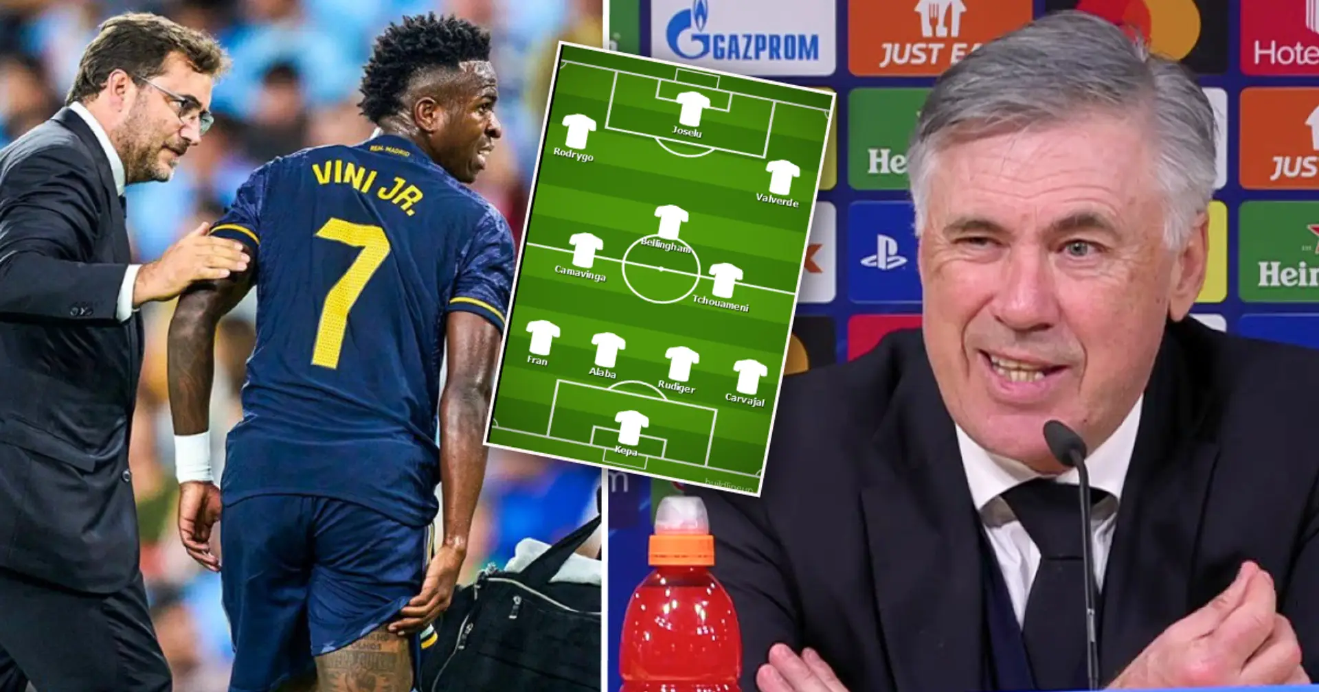 Return to 4-3-3 and one more change: How Real Madrid can lineup without Vinicius
