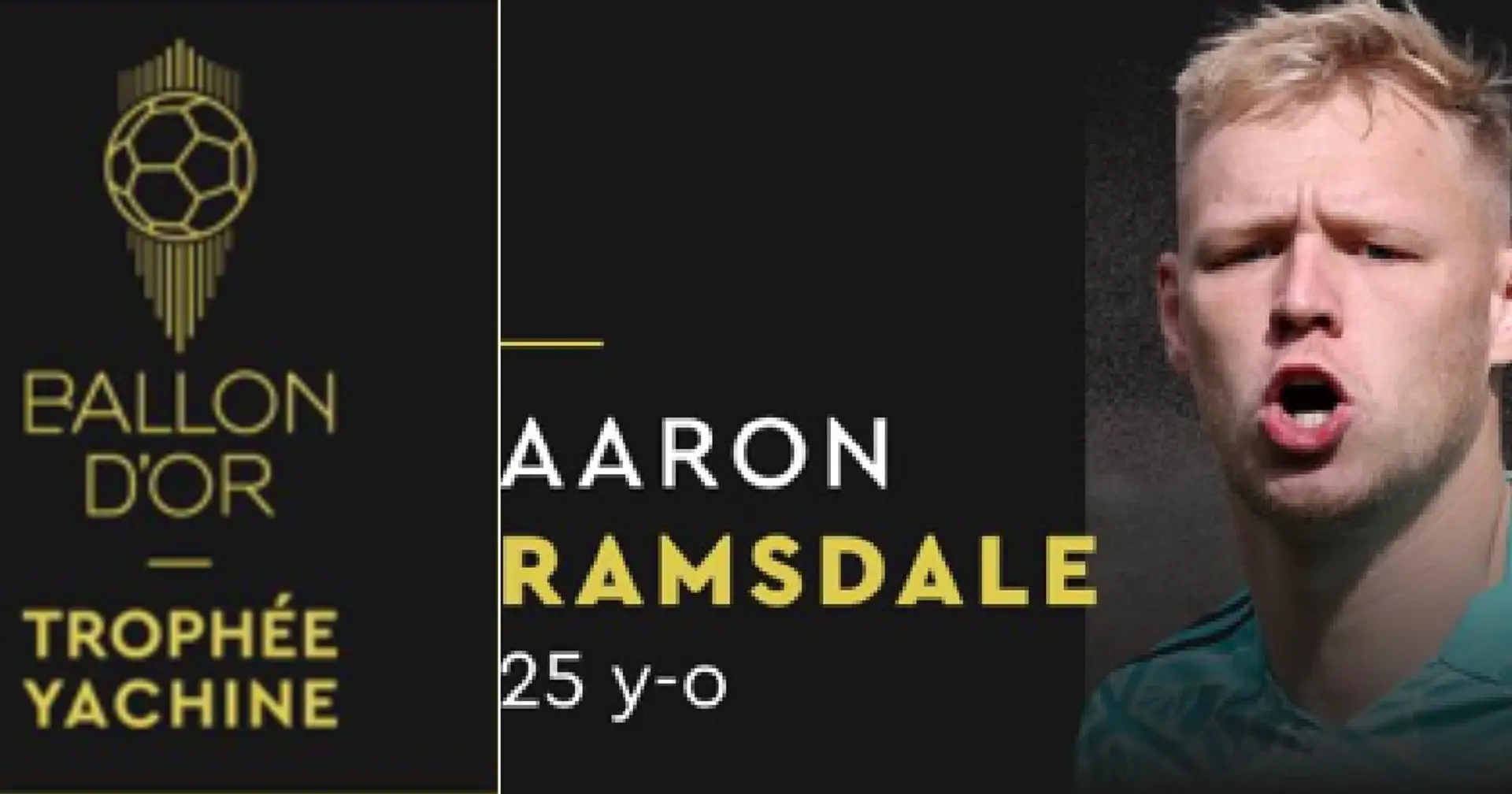 Aaron Ramsdale nominated for Ballon d'Or best goalkeeper award