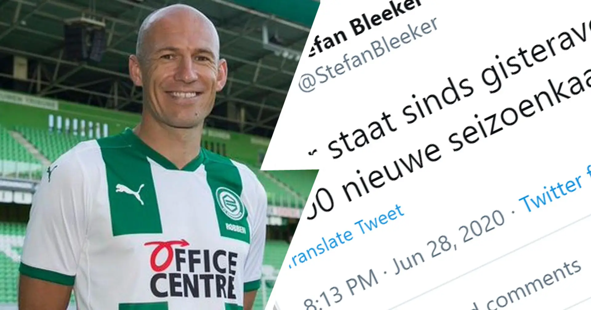 Dutch club Groningen enjoy massive financial boost after Arjen Robben comeback from retirement