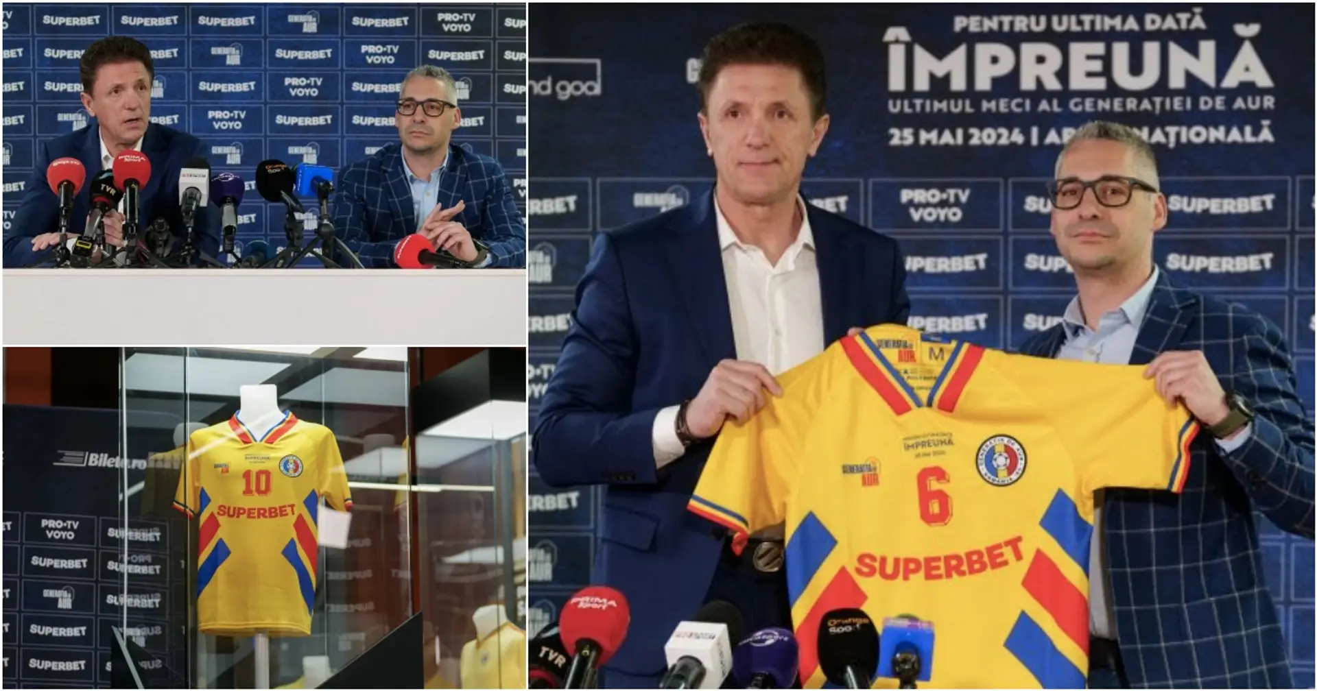 Superbet to be main sponsor for Romania’s Golden Generation vs World Football Legends charity game