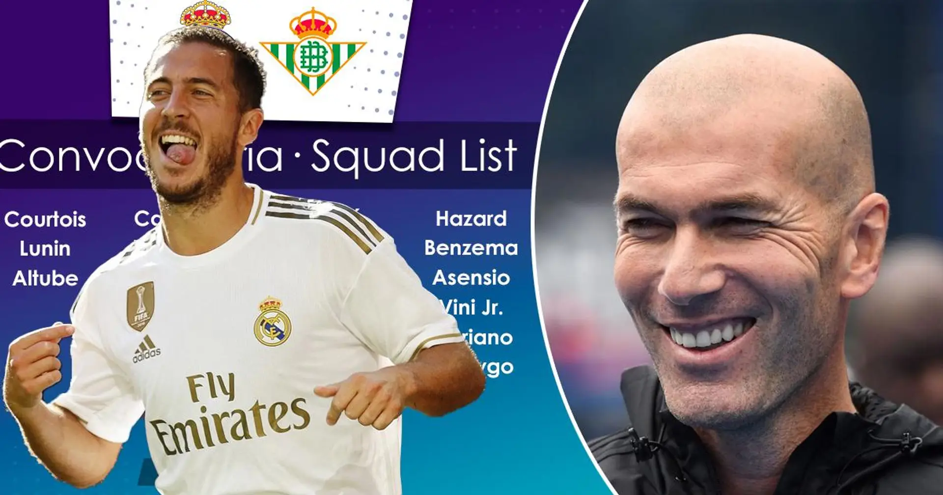 Hazard enfin de retour : le Real Madrid révèle une équipe de 20 joueurs contre le Betis
