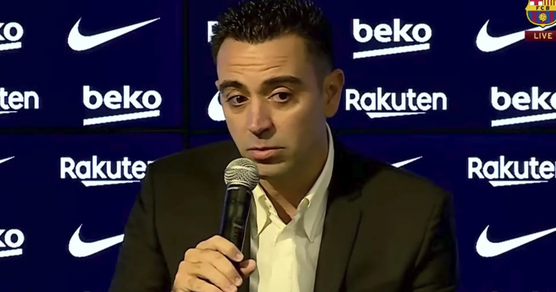 'My only dream was to come to Barca': Xavi names one big job offer he rejected