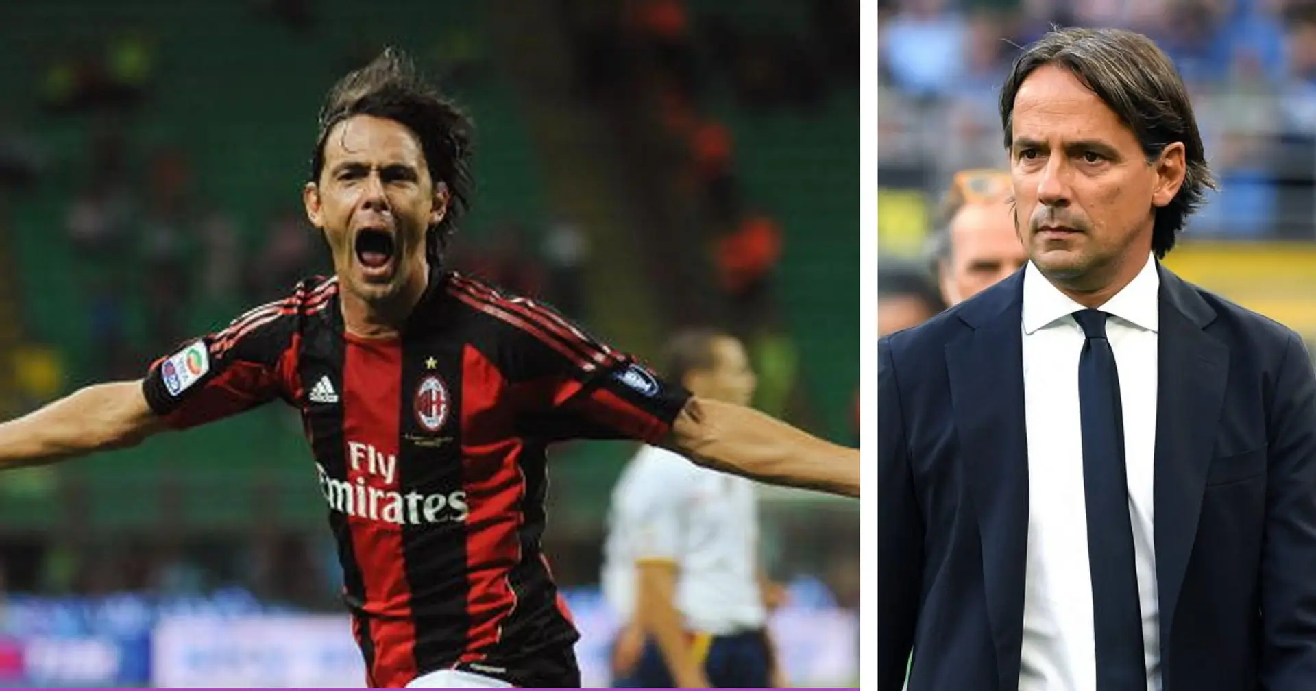Lo sfottò dei tifosi del Milan a Simone Inzaghi è un omaggio alla leggenda rossonera Pippo