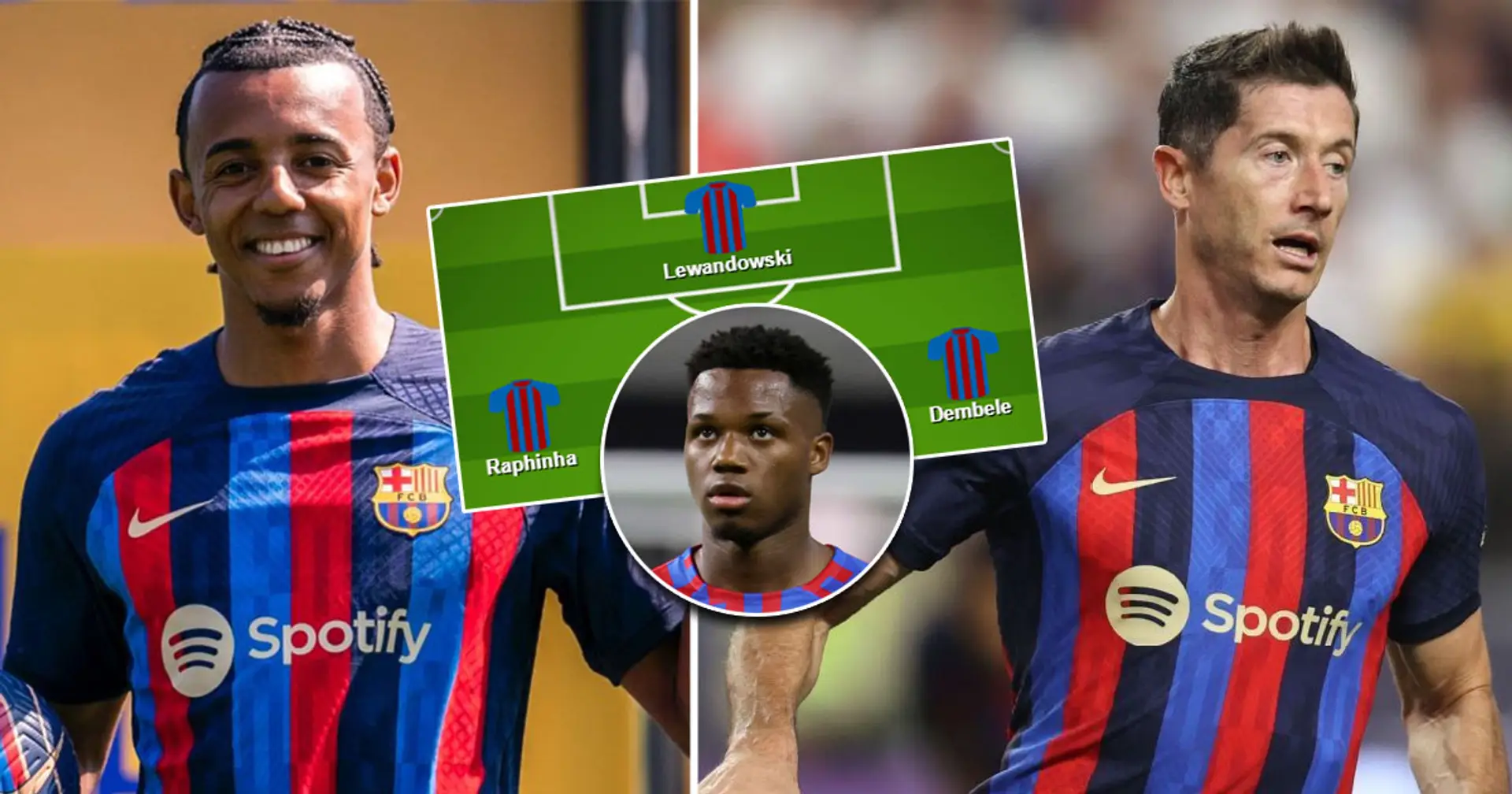 Titulariser les 5 nouvelles recrues ? Sélectionnez le XI ultime du Barça pour le trophée Joan Gamper parmi 2 options
