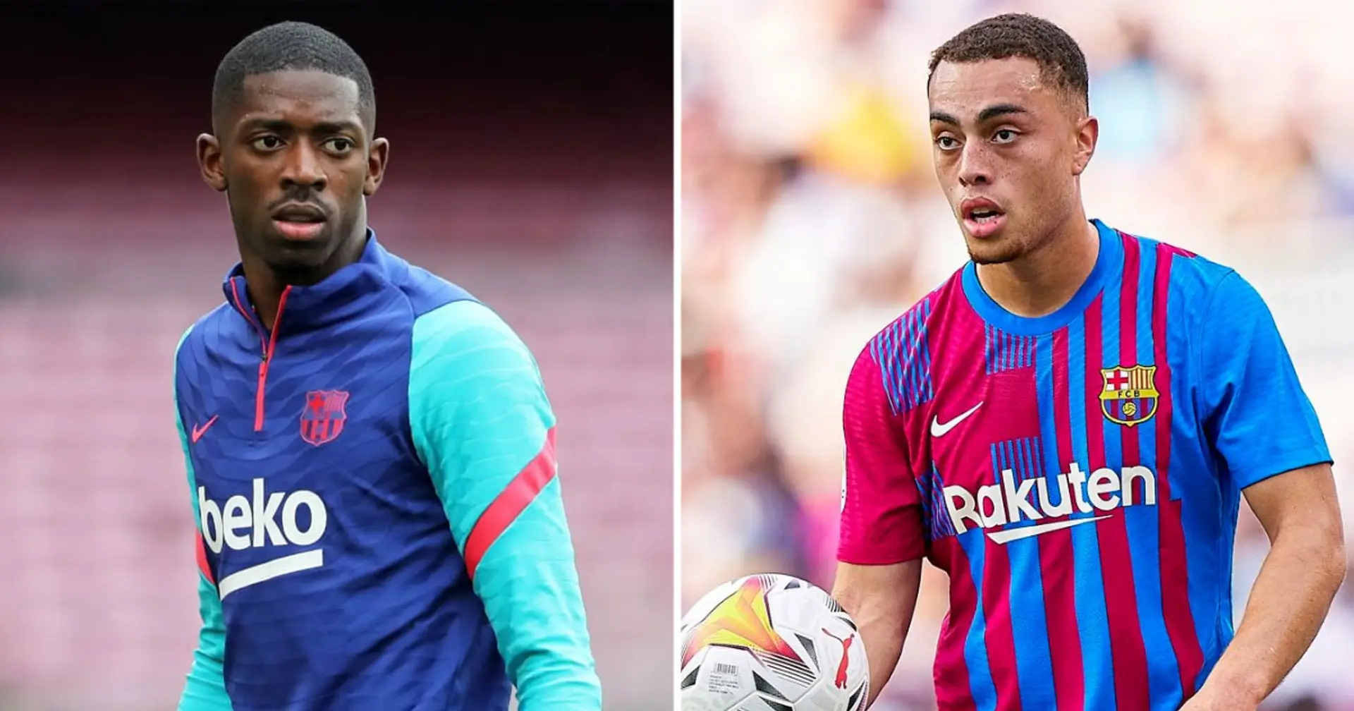 Update on Dembele and Dest injuries provided by reporters