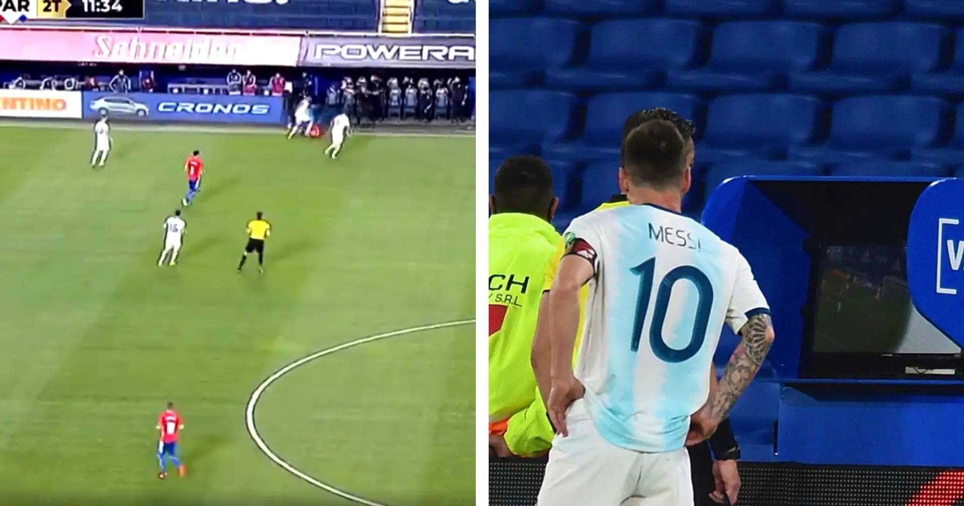 'VAR travelled back in time to find that foul': fans go mad as Messi's winner for Argentina denied due to foul 30 secs earlier