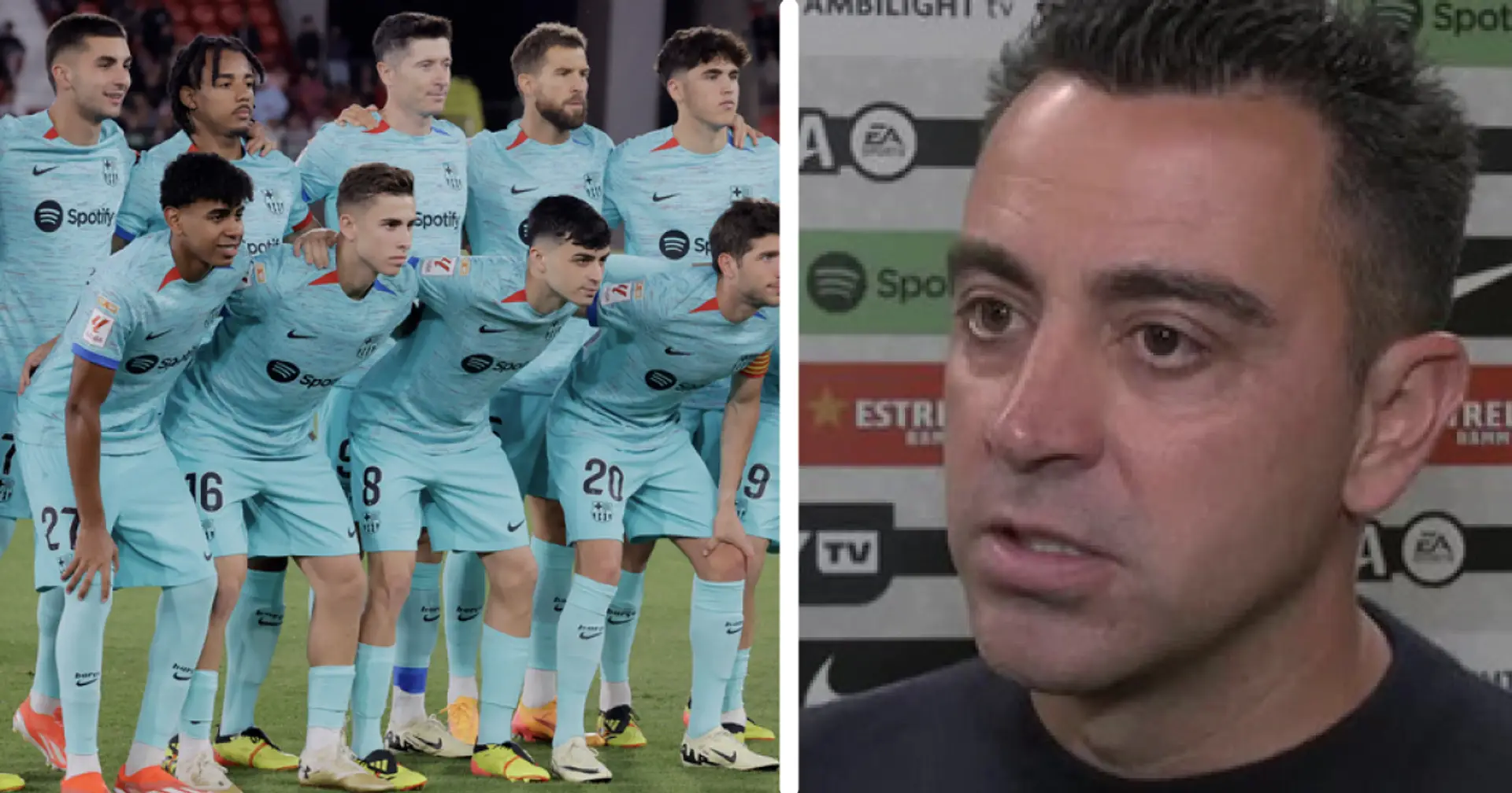 'There was no logical reason': Fans slam Xavi for refusing to rest 2 players v Almeria