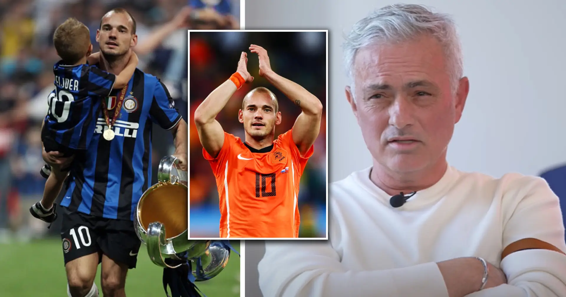 'Who won it?': Jose Mourinho explains why Wesley Sneijder wasn't robbed in 2010 Ballon d'Or race
