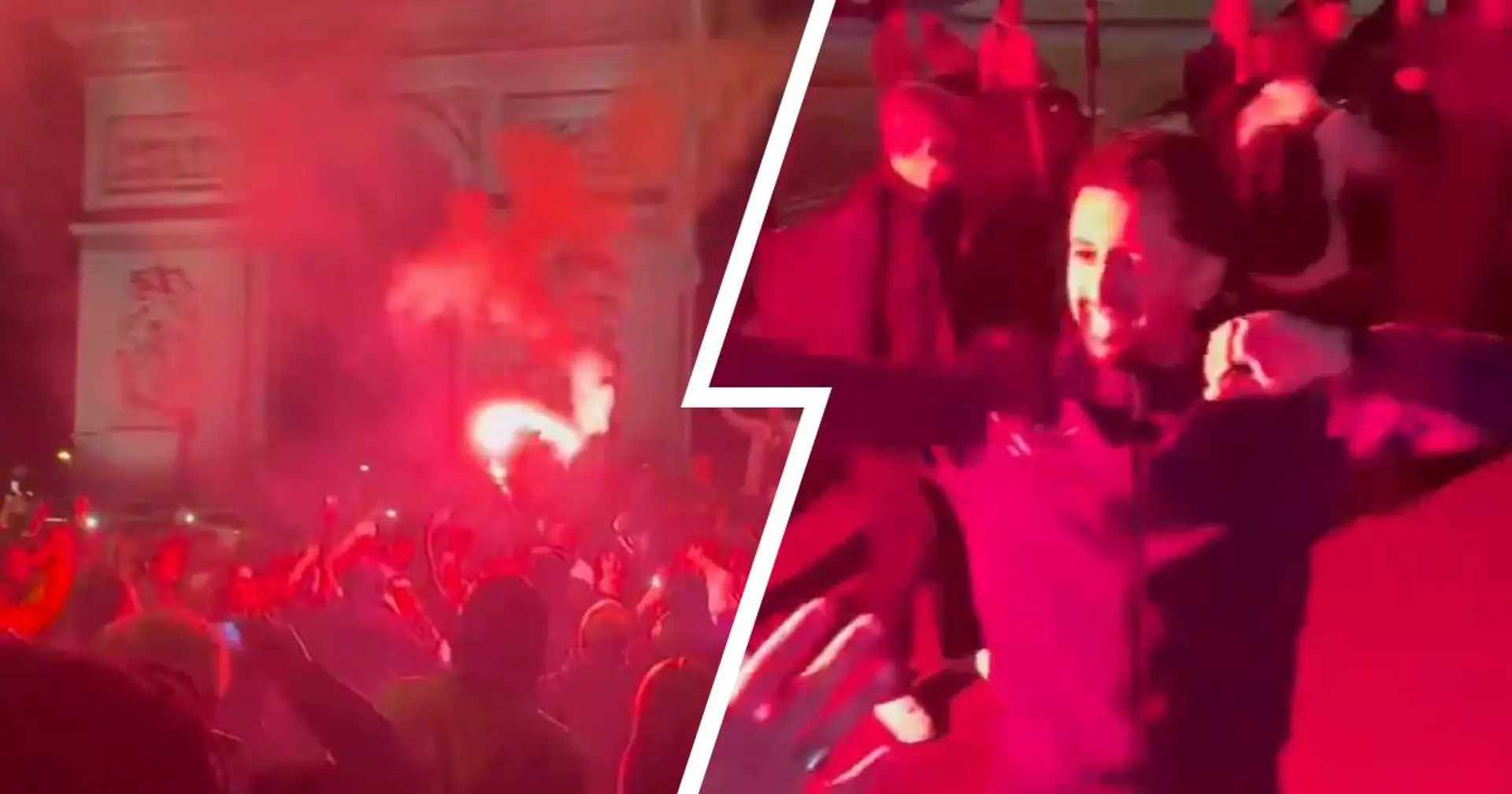 Retour des joueurs, Champs Elysées : Les fans du PSG ont célébré comme il se doit à Paris la victoire vs Barça