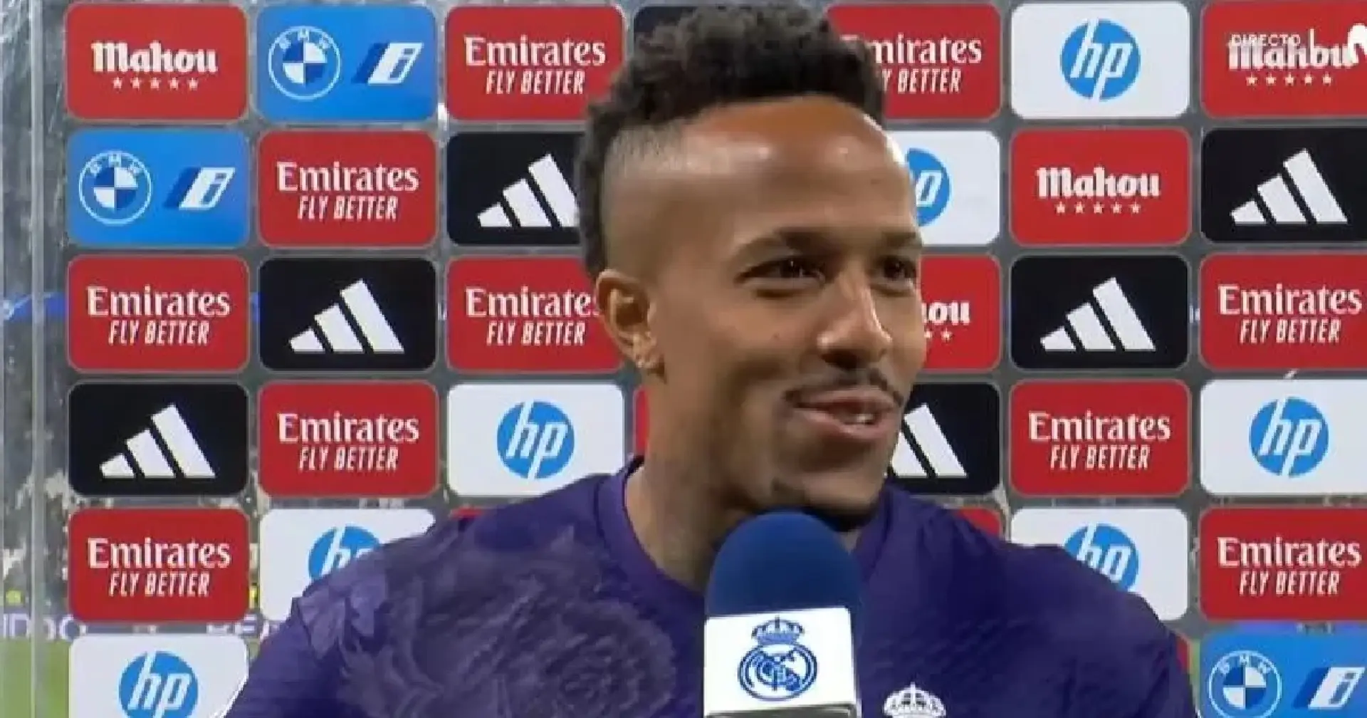 'Looking at them made me smile': Militao recalls persons who helped him through recovery 