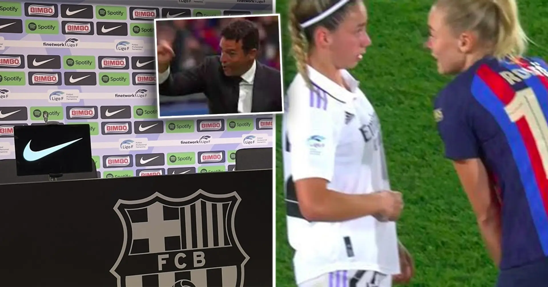 "Es liegt tief in ihrer DNA": Der Trainer der Frauenmannschaft von Real Madrid boykottiert nach der Niederlage im El Clasico die Presse