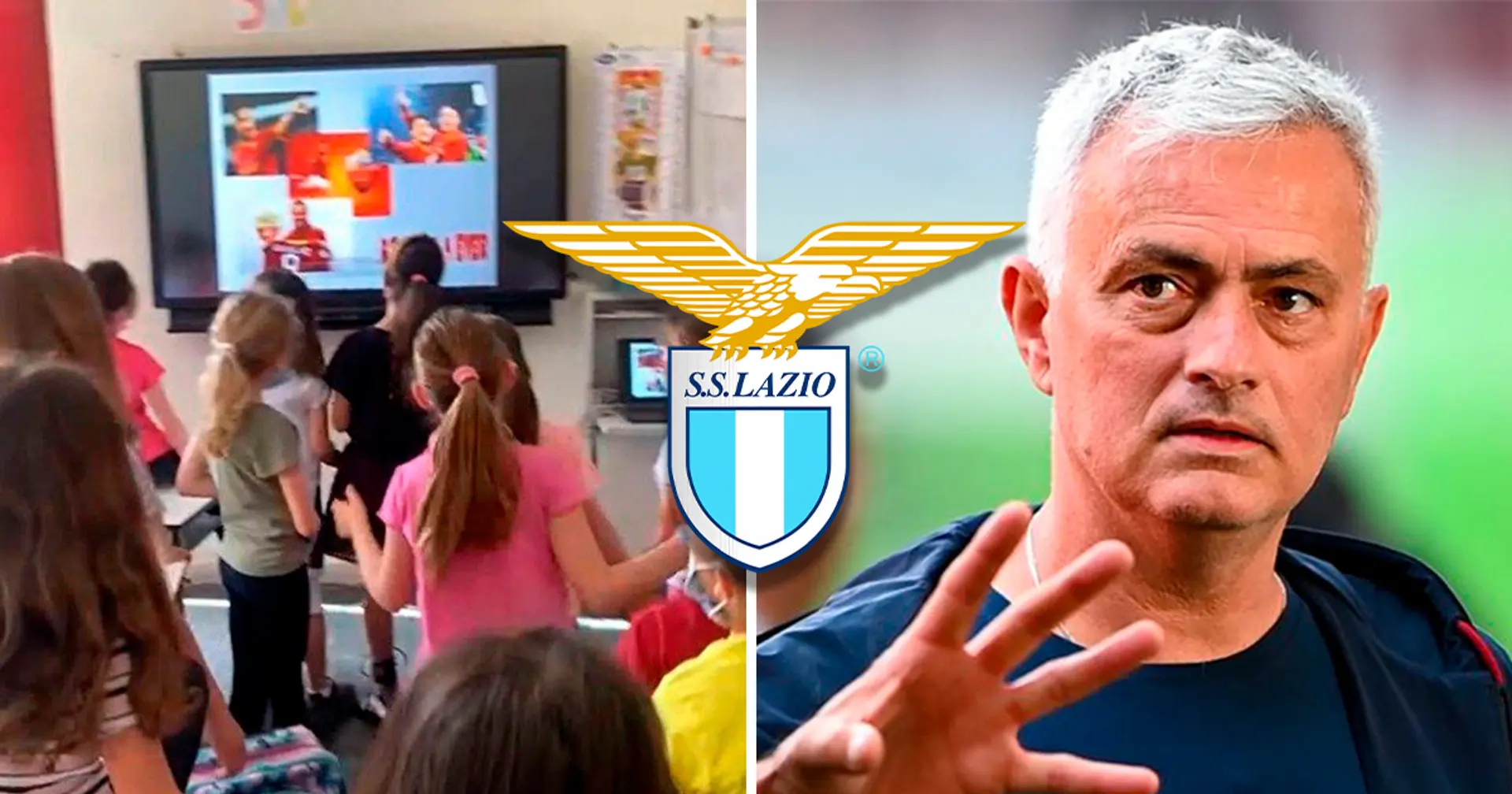 'My son is a Lazio fan and he was crying': Children forced to sing Roma anthem in class