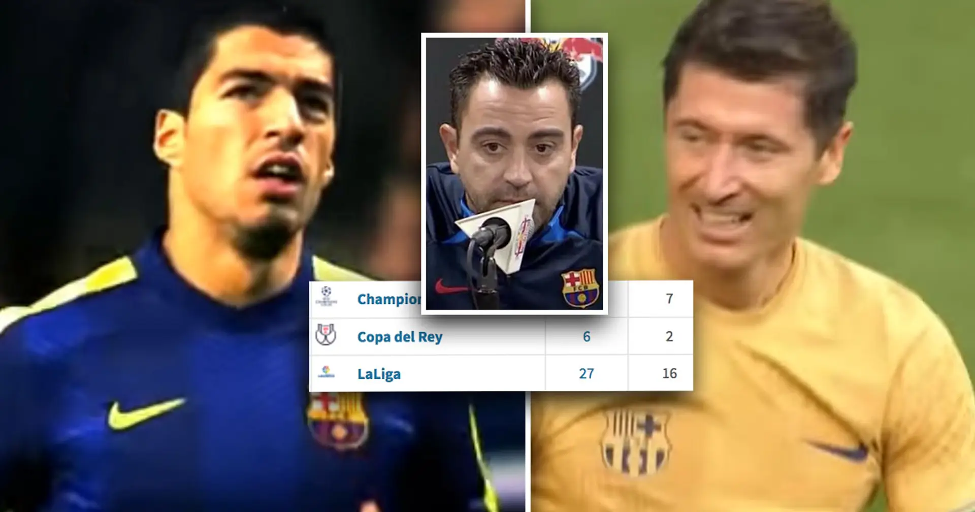 Xavi compares Lewandowski's slow Barca start to Luis Suarez's – does it make sense? Analysed
