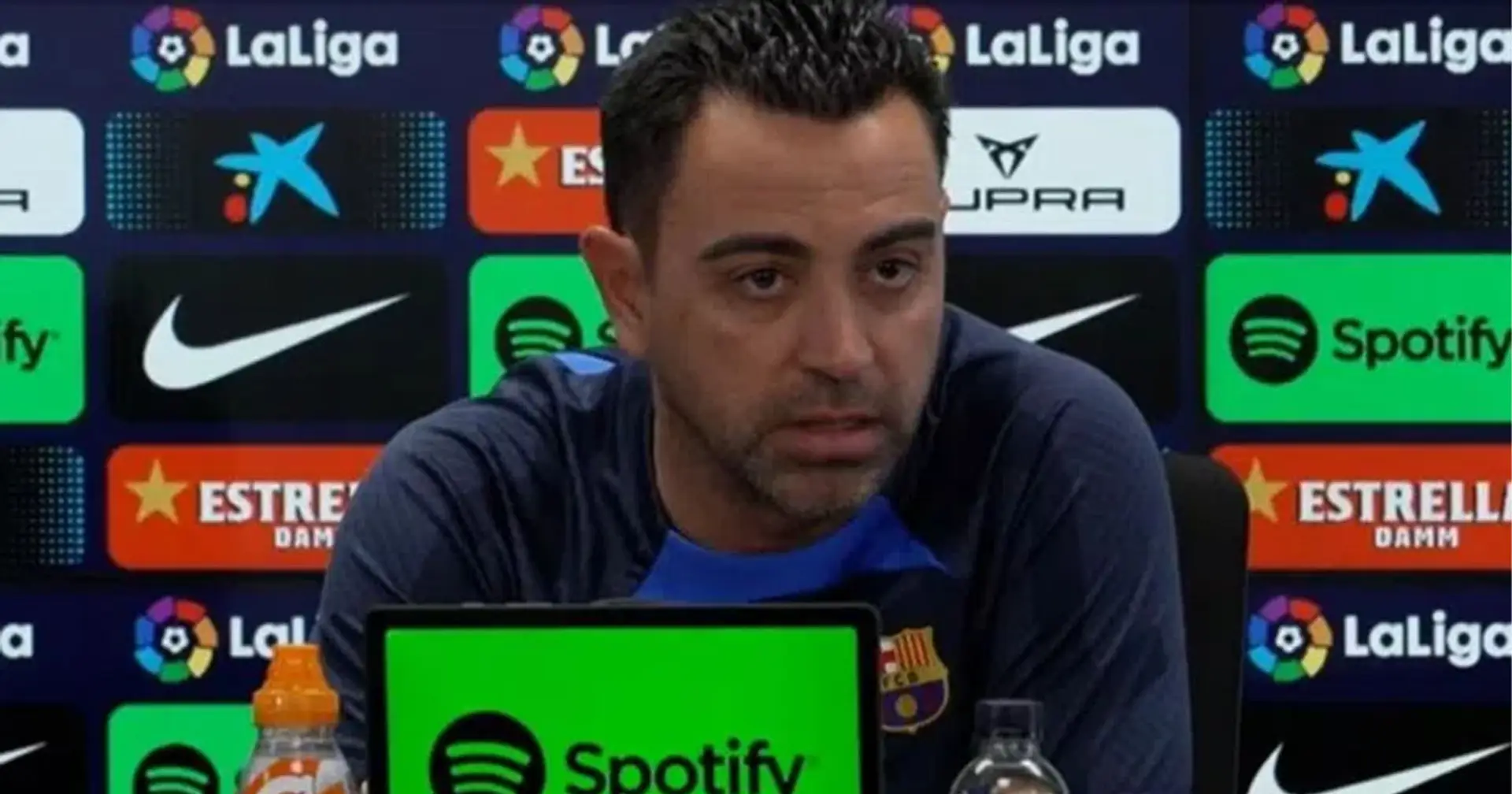 Xavi annuncia l'addio al Barcellona: "Si gioca con troppa tensione"