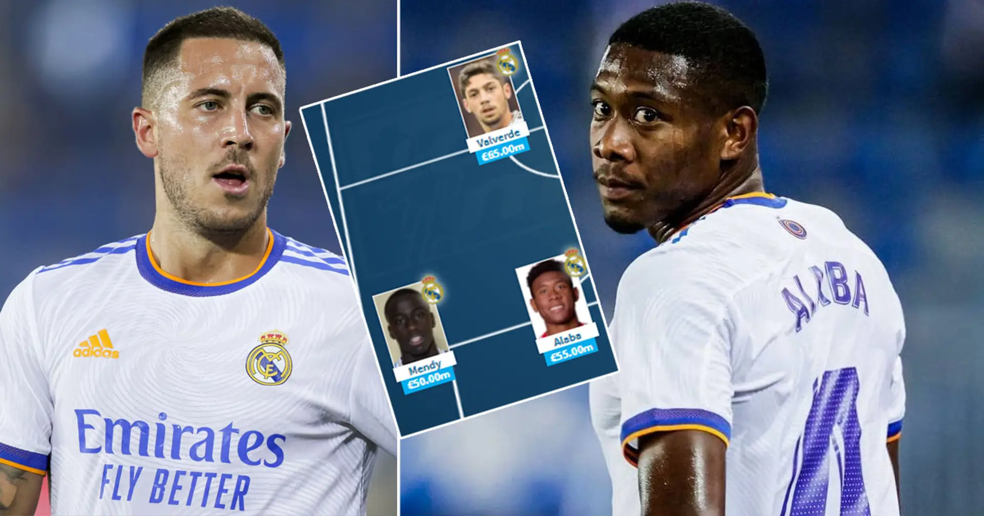 Alaba présent, pas d'Hazard: le XI le plus cher possible du Real Madrid révélé