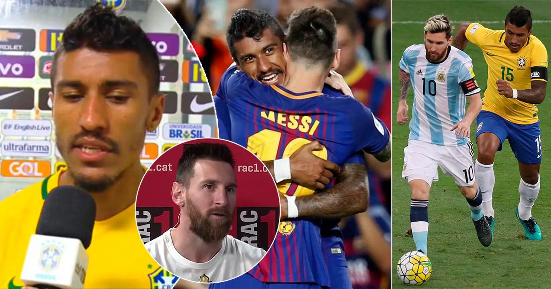 'Casi me caigo de culo': Cómo Messi convenció a Paulinho para venir al Barça
