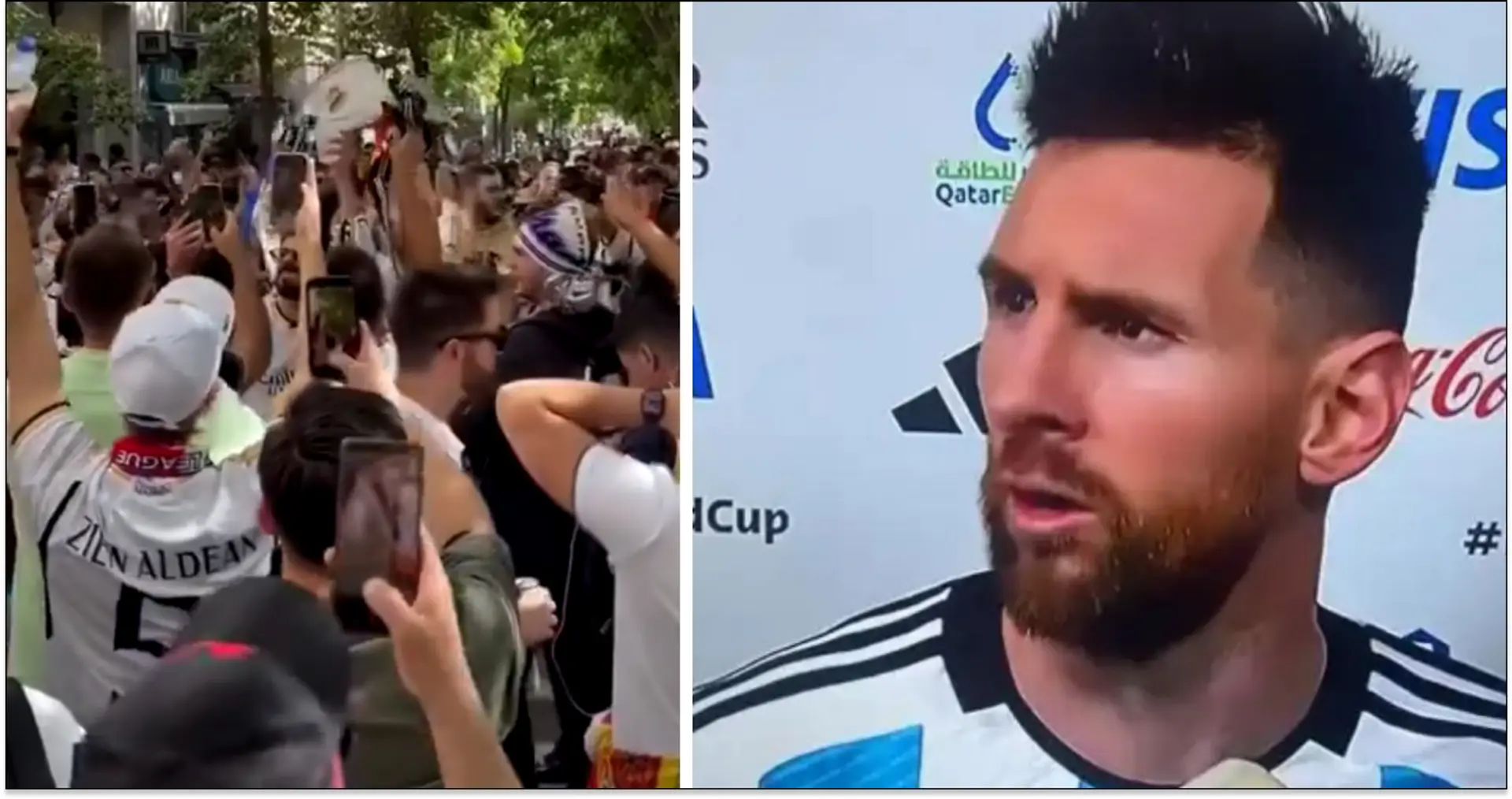 Nunca le olvidarán: los aficionados del Madrid corean insultos a Leo Messi antes del partido vs Bayern