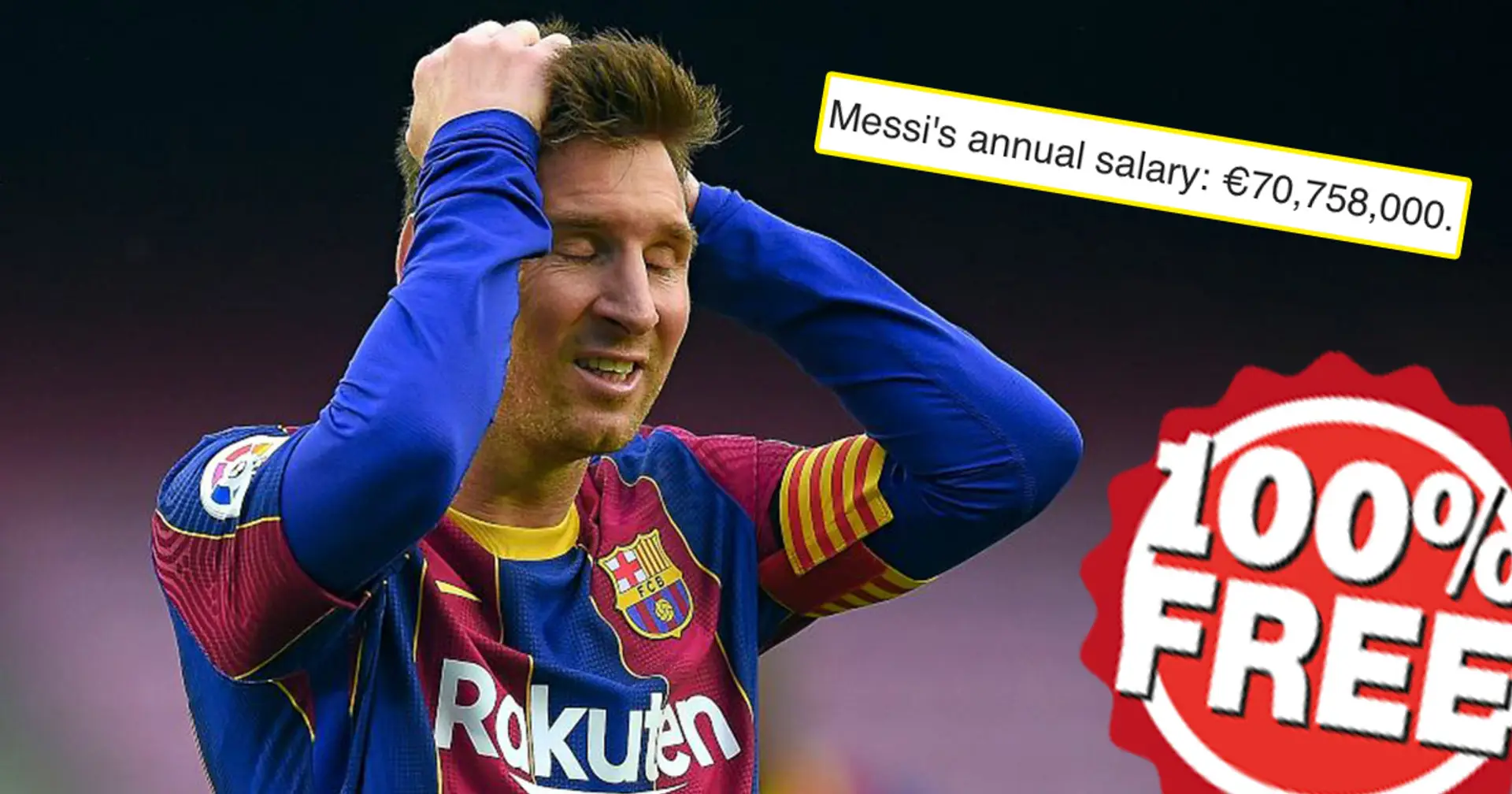 If Messi played for Barca for free, would it solve the crisis? You asked, we answered