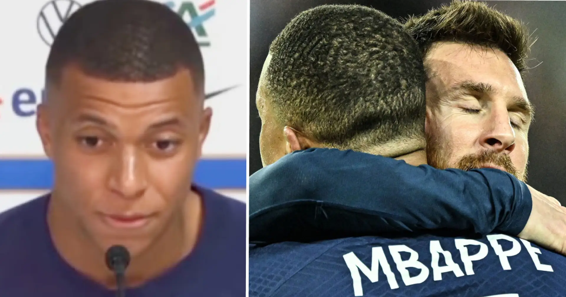 Mbappe gives surprising answer when asked if he misses playing next to Leo Messi