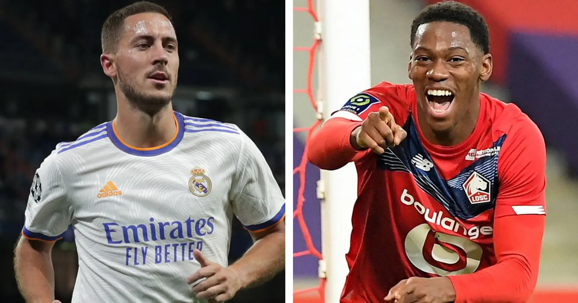 El Madrid podría incluir a Hazard en una operación para fichar a Jonathan David, delantero del Lille (fiabilidad: 4 estrellas)