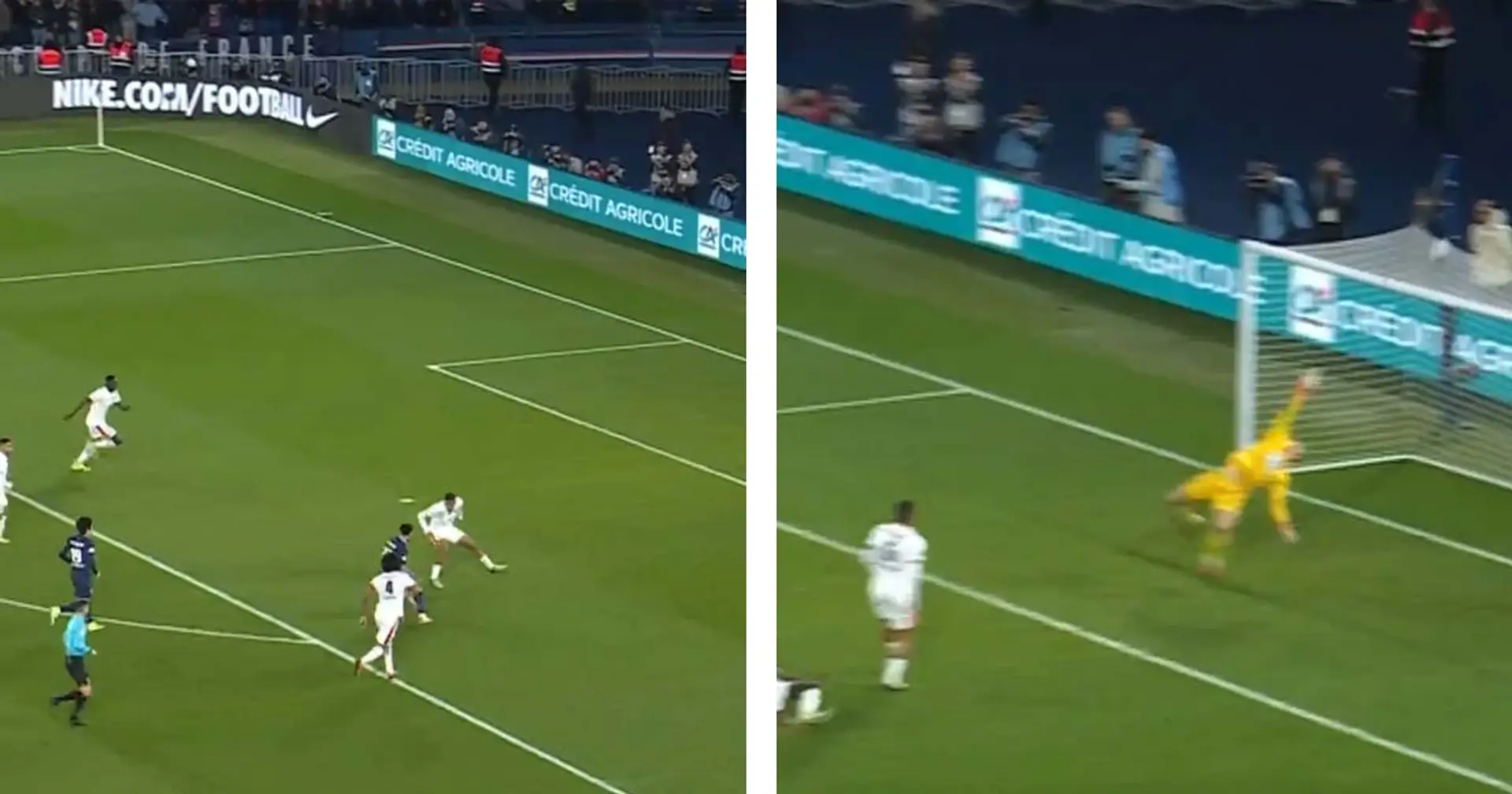 Warren Zaïre-Emery était à 2 doigts de marquer le but de l'année vs Nice : l'action en 7 images
