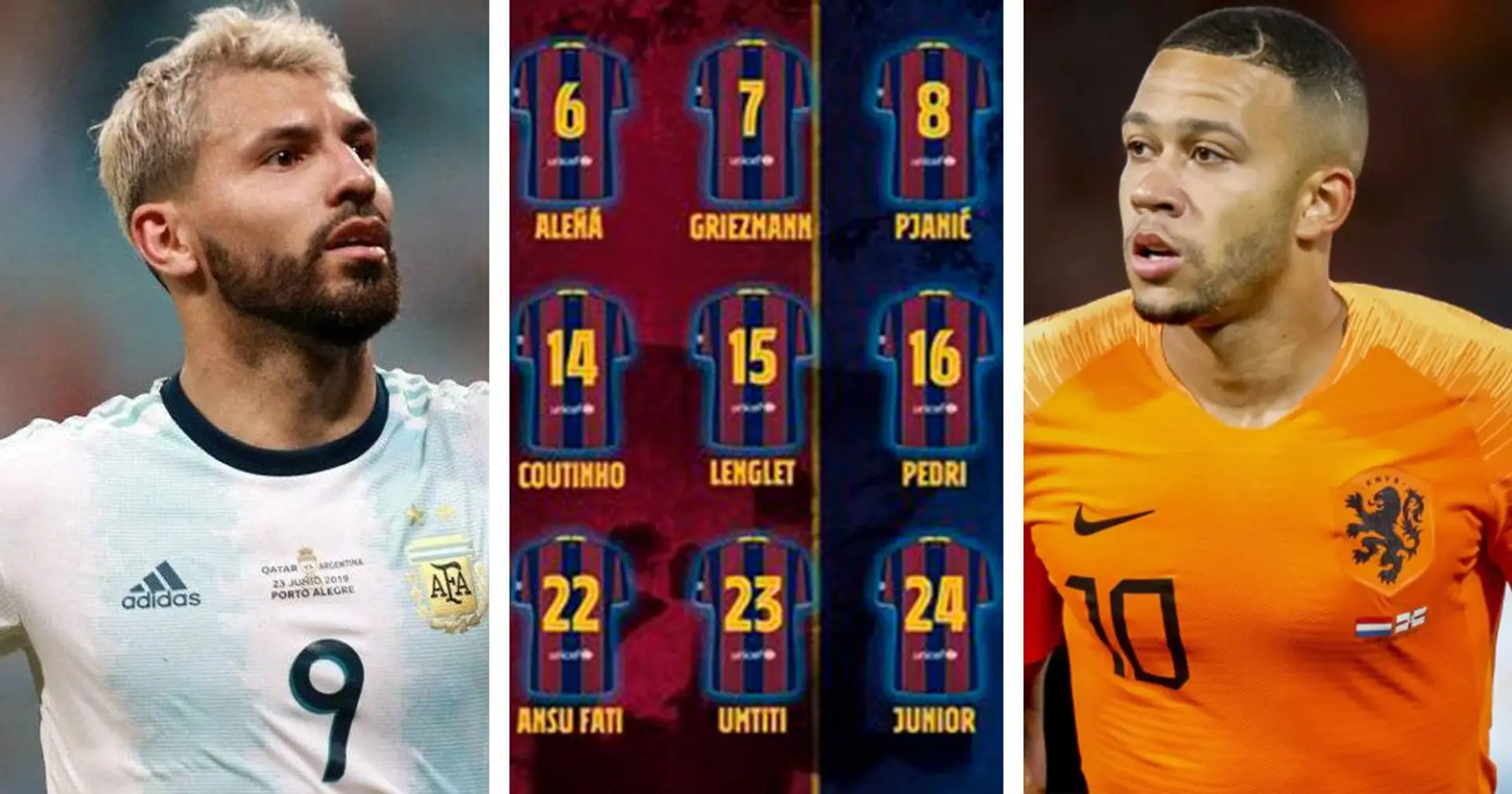 6 numéros encore "disponibles" que le Barça pourrait offrir aux nouveaux arrivants potentiels