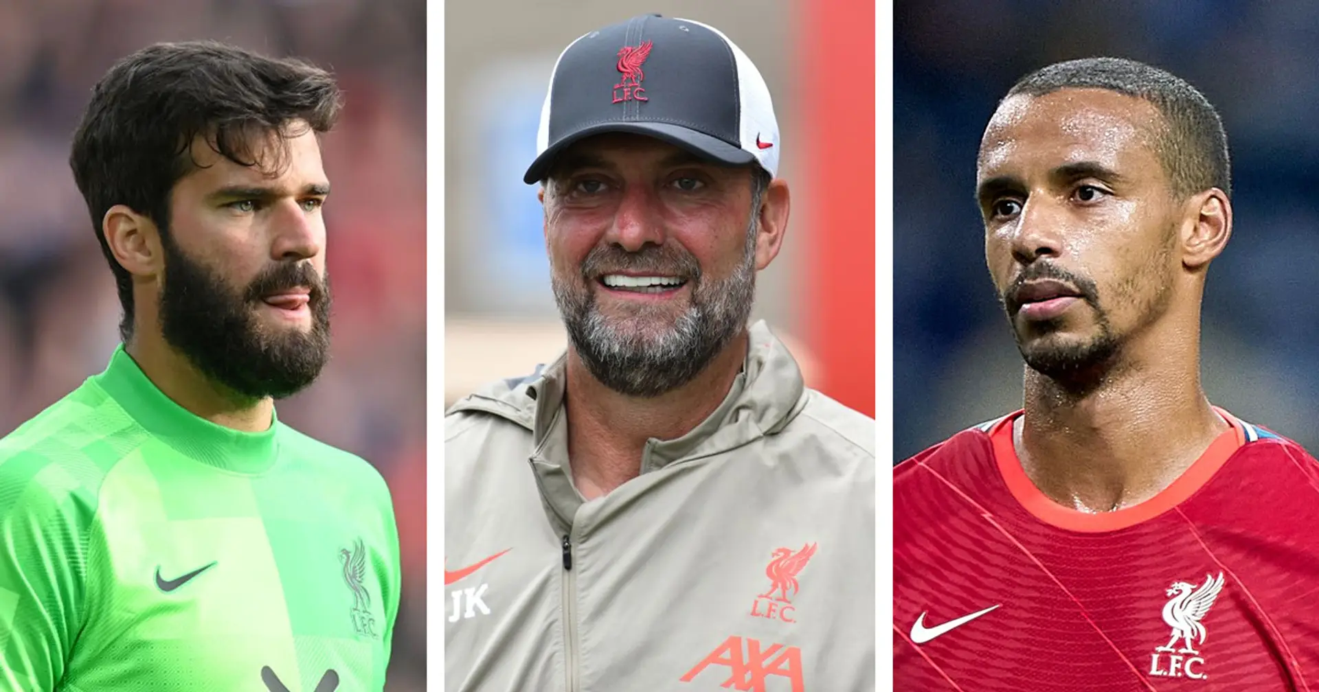 Alisson, Matip & more: 6 players Klopp has used the most so far this season
