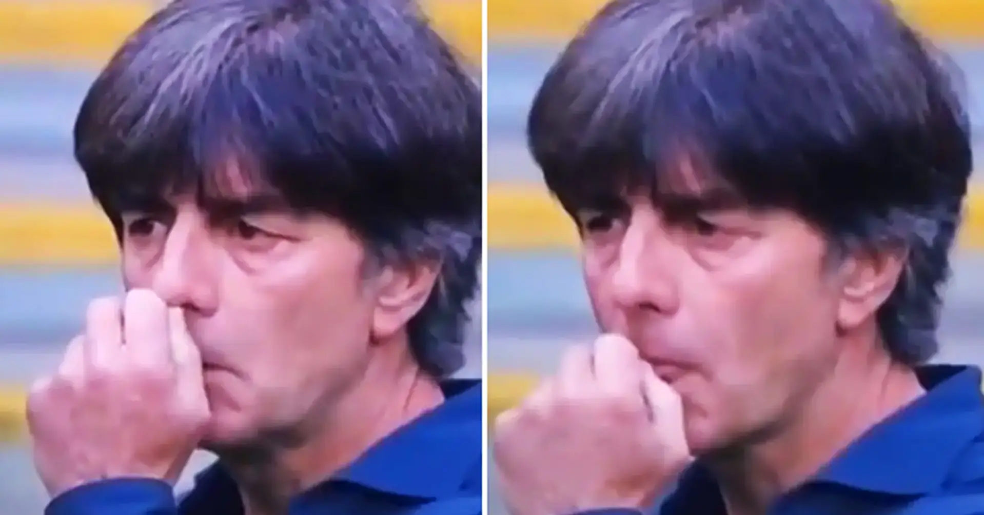 Caught on camera: Joachim Low's reaction when he realised Germany are out of Euro 2020