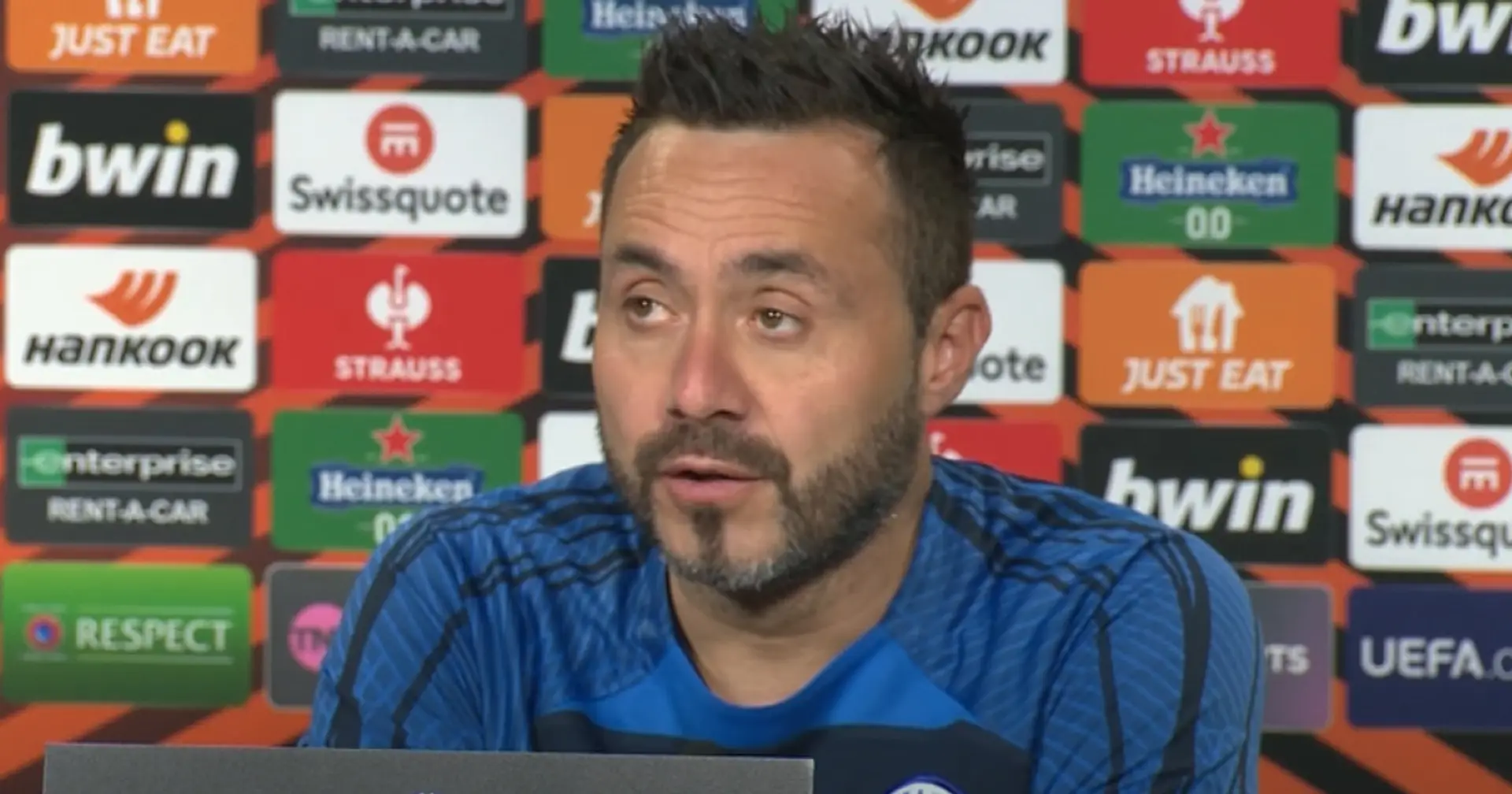 'If you are better you can win without history': Robert De Zerbi on the match against Ajax