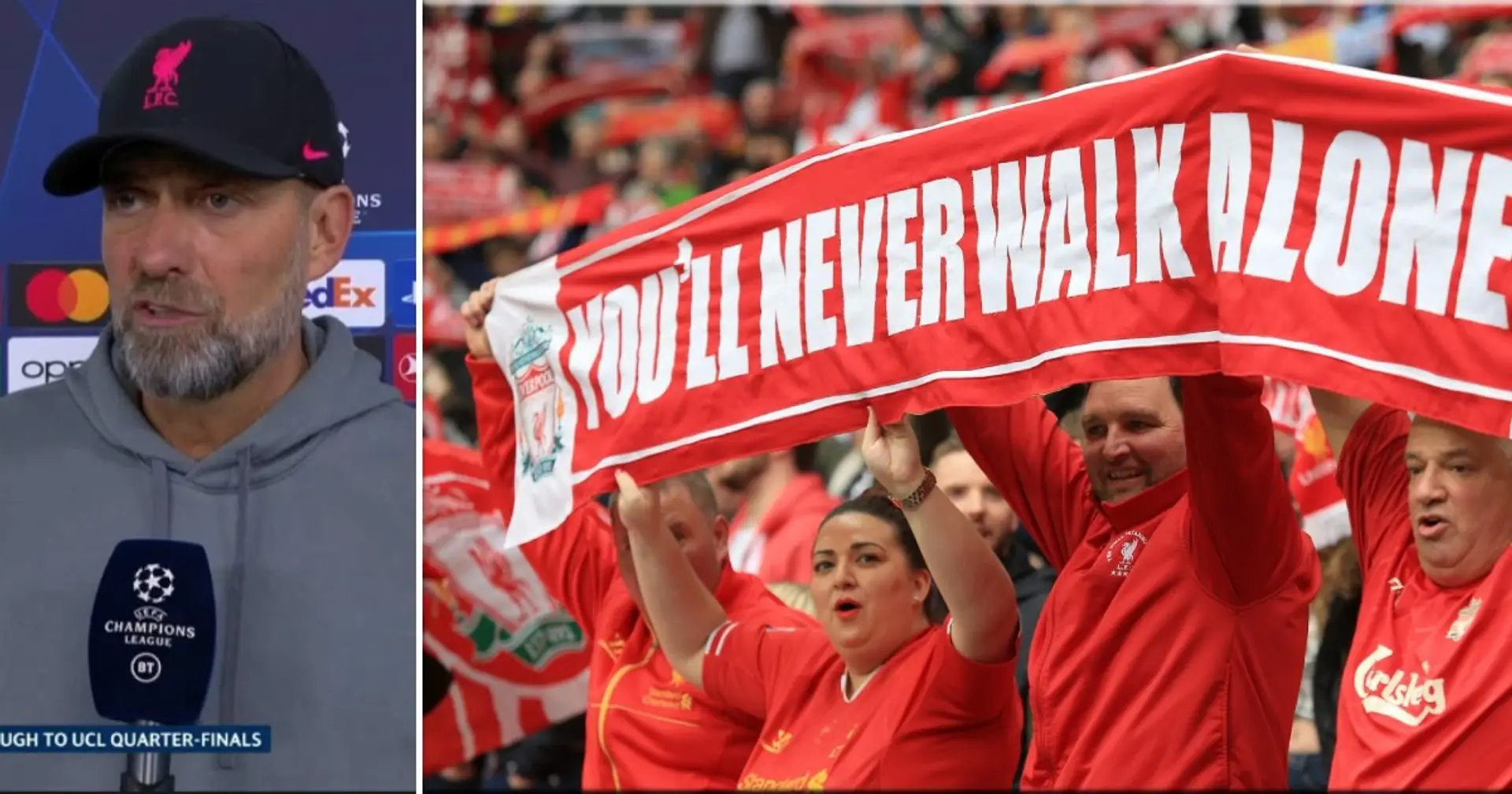 'It is a really nice gesture': Klopp appreciates Real Madrid playing YNWA at full-time in Bernabeu