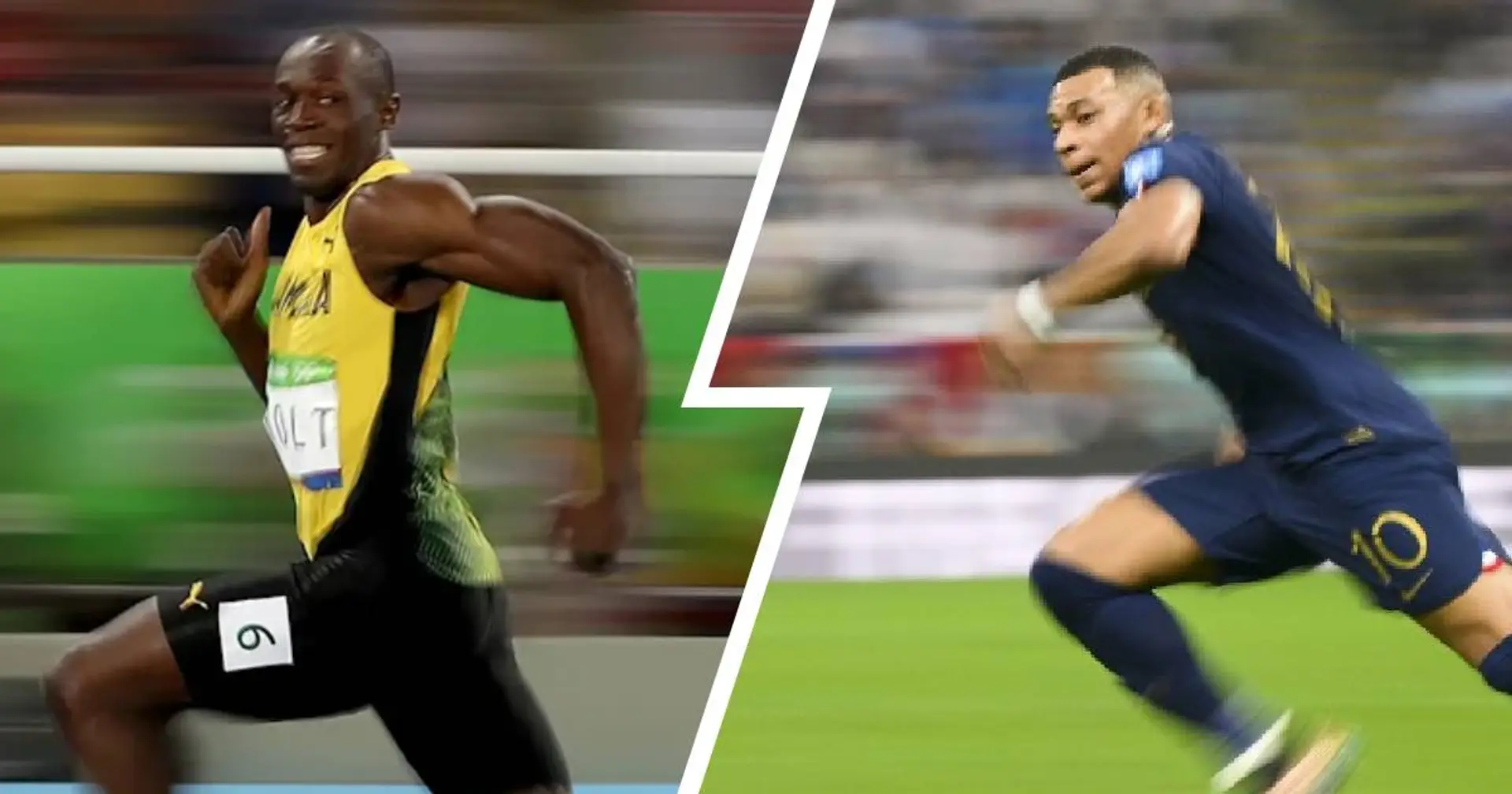 Pourquoi comparer la vitesse de Kylian Mbappé à celle d'Usain Bolt est totalement erroné? Explication