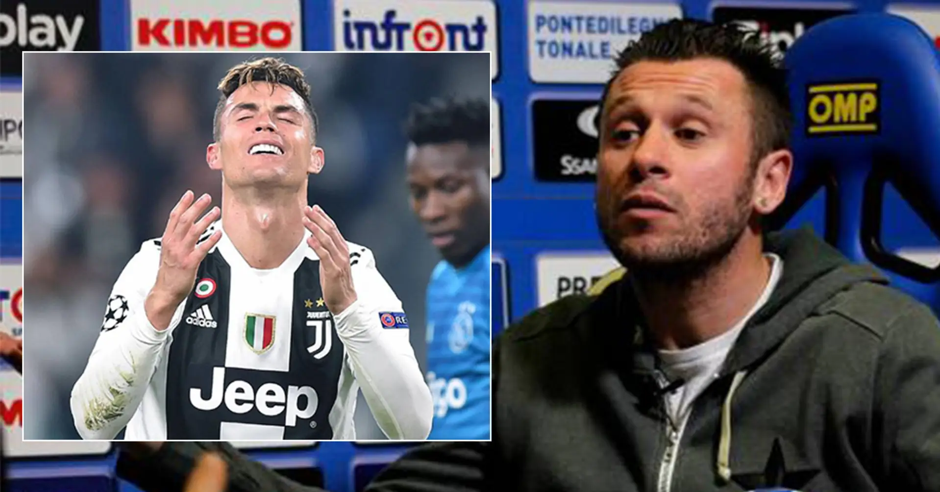 Antonio Cassano: "Ronaldo ist egoistisch und denkt nicht darüber, ob andere Juventus-Spieler Tore schießen"