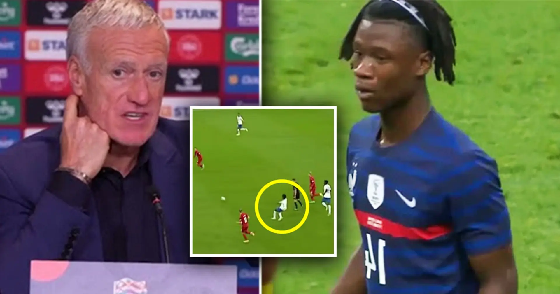Deschamps says Camavinga did some things he 'doesn't want to see again' – we show them