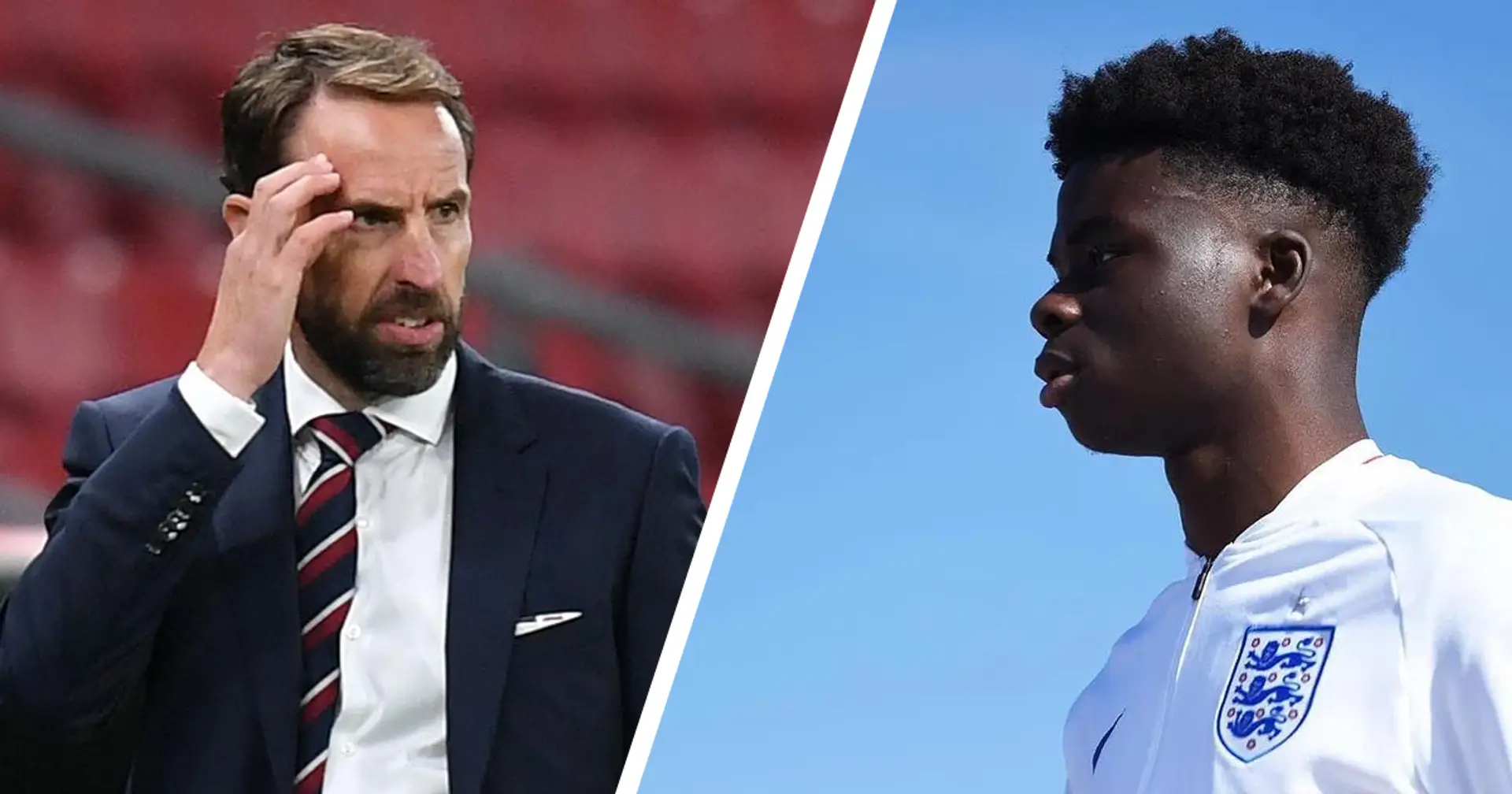 Not seeing the obvious? Southgate complains he does not have left-footed full-backs after ignoring Saka