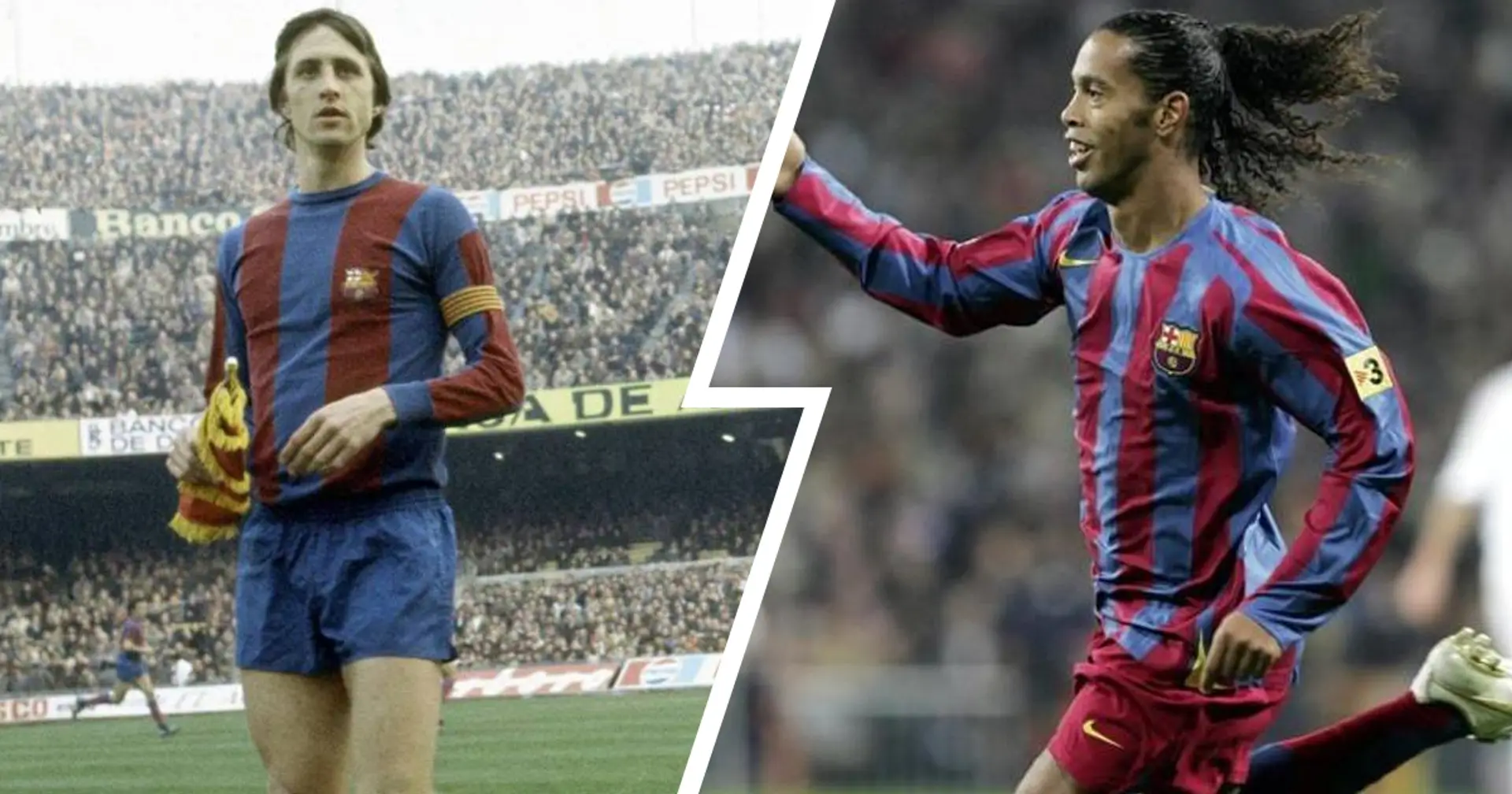 Ronaldinho y Cruyff, en el 'XI de plata' de France Football