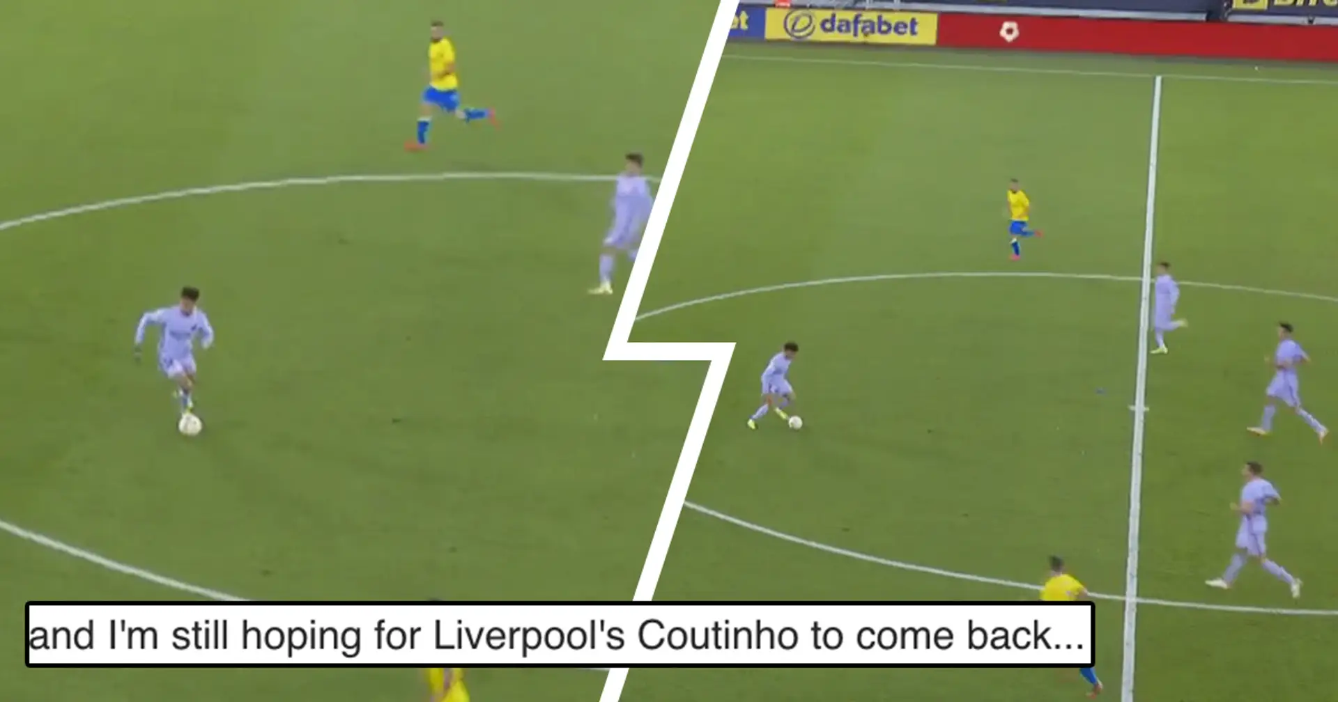 'Estuve a punto de apagar la tele': los fans ven un episodio vergonzoso de Coutinho en el empate ante el Cádiz
