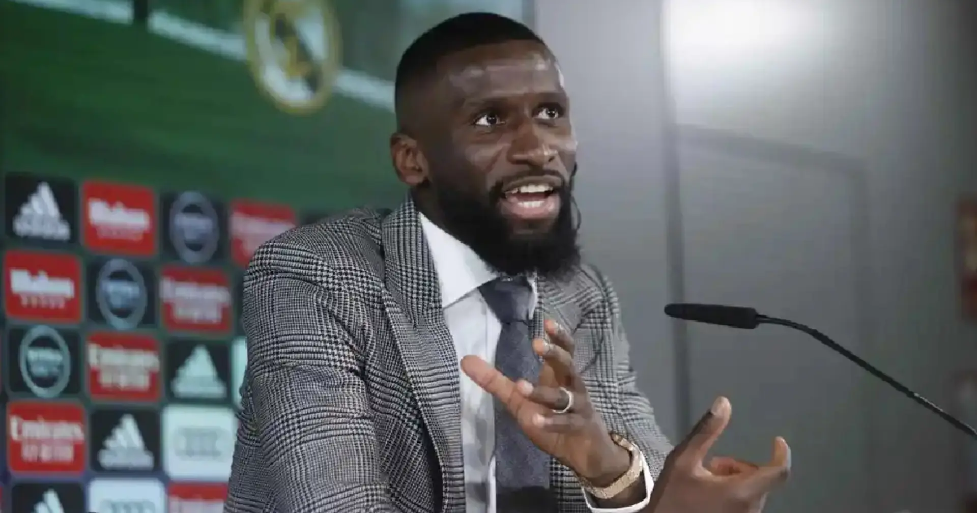 Rudiger reveals how his brother 'fooled' him about Madrid move ahead of Chelsea's game at Bernabeu