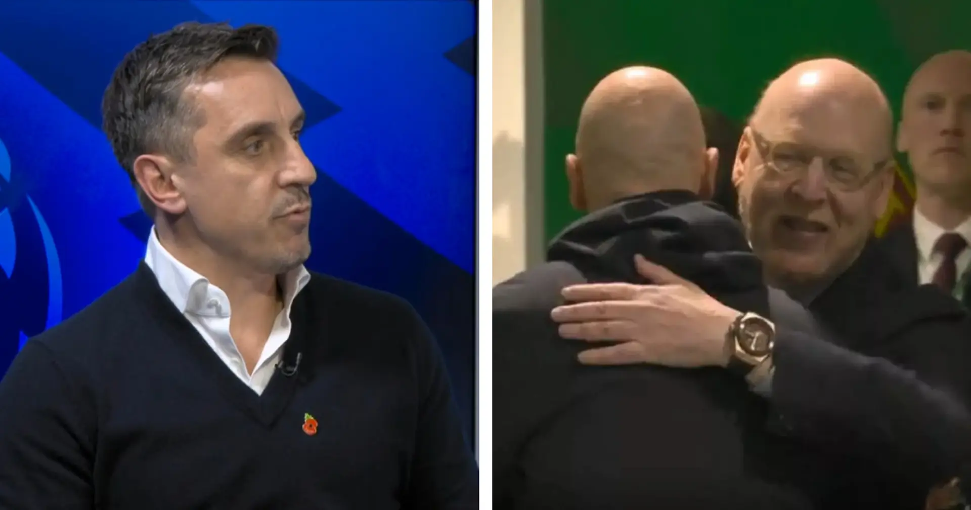 Gary Neville names the side to blame for Man United struggles — Glazers or Ten Hag