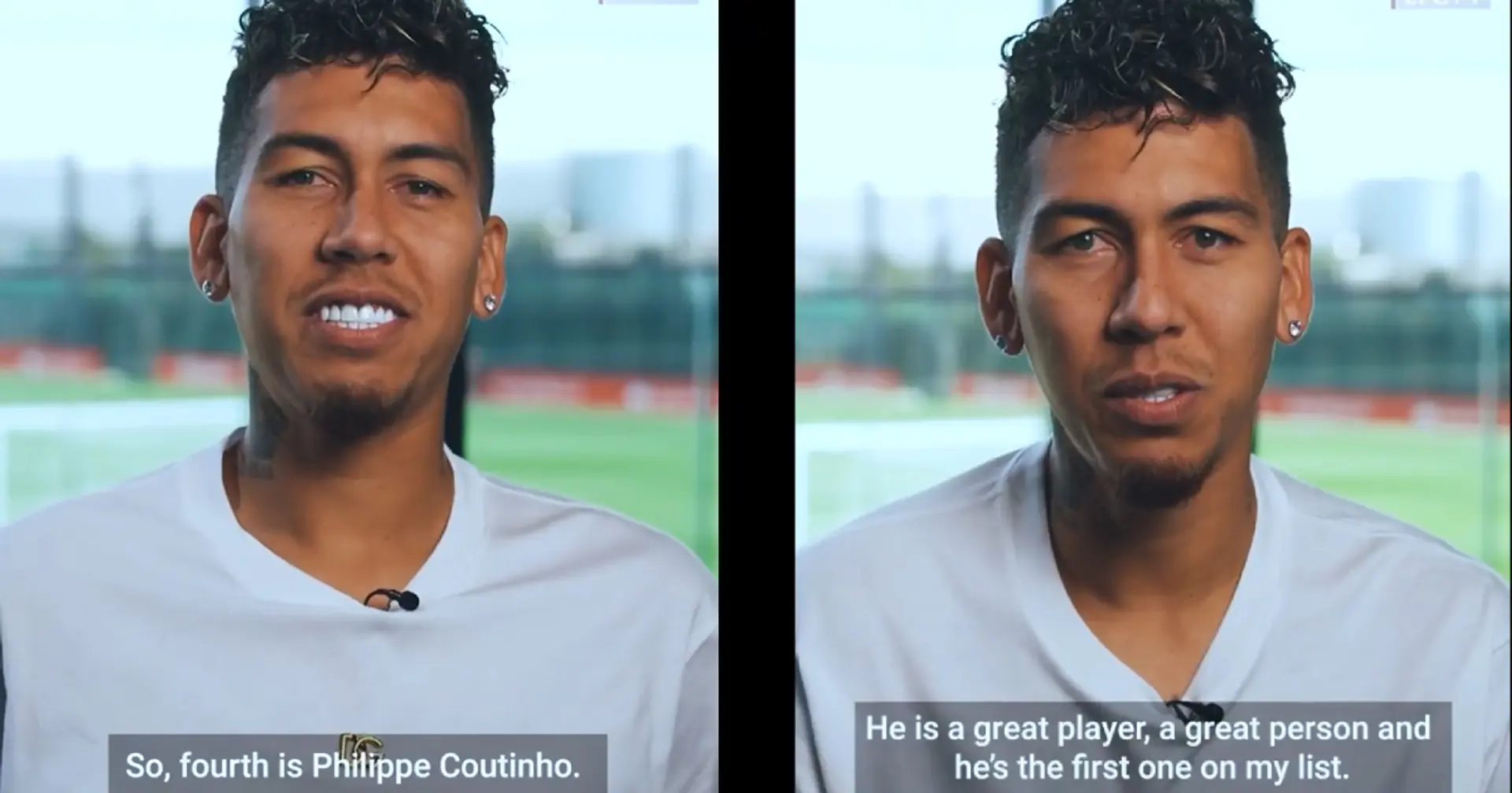 Firmino picks his ultimate Liverpool teammates 5-a-side team (video)
