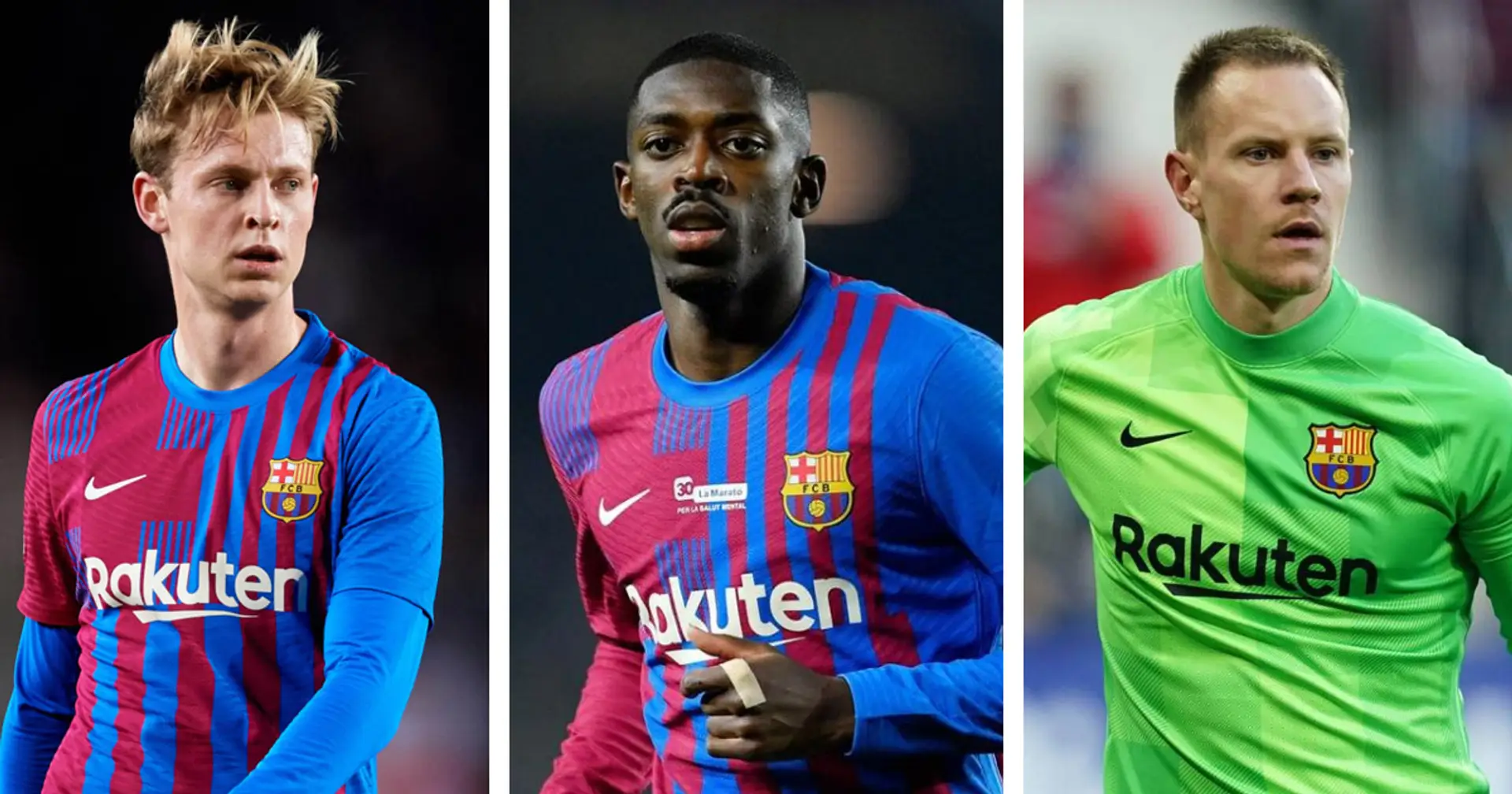 Dembele, Frenkie de Jong and 17 other Barca players who drop in market value