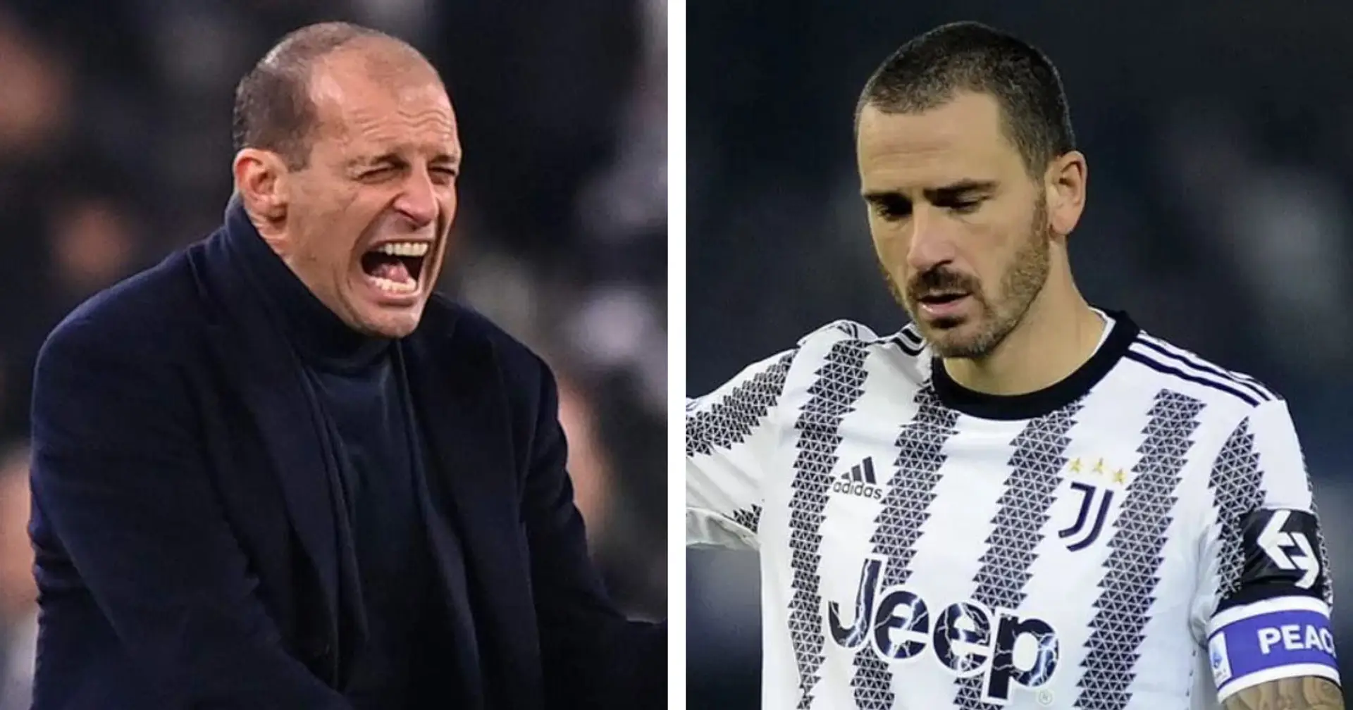 La furia della Juventus al termine del match con il Nantes: svelata la reazione di Allegri e Bonucci