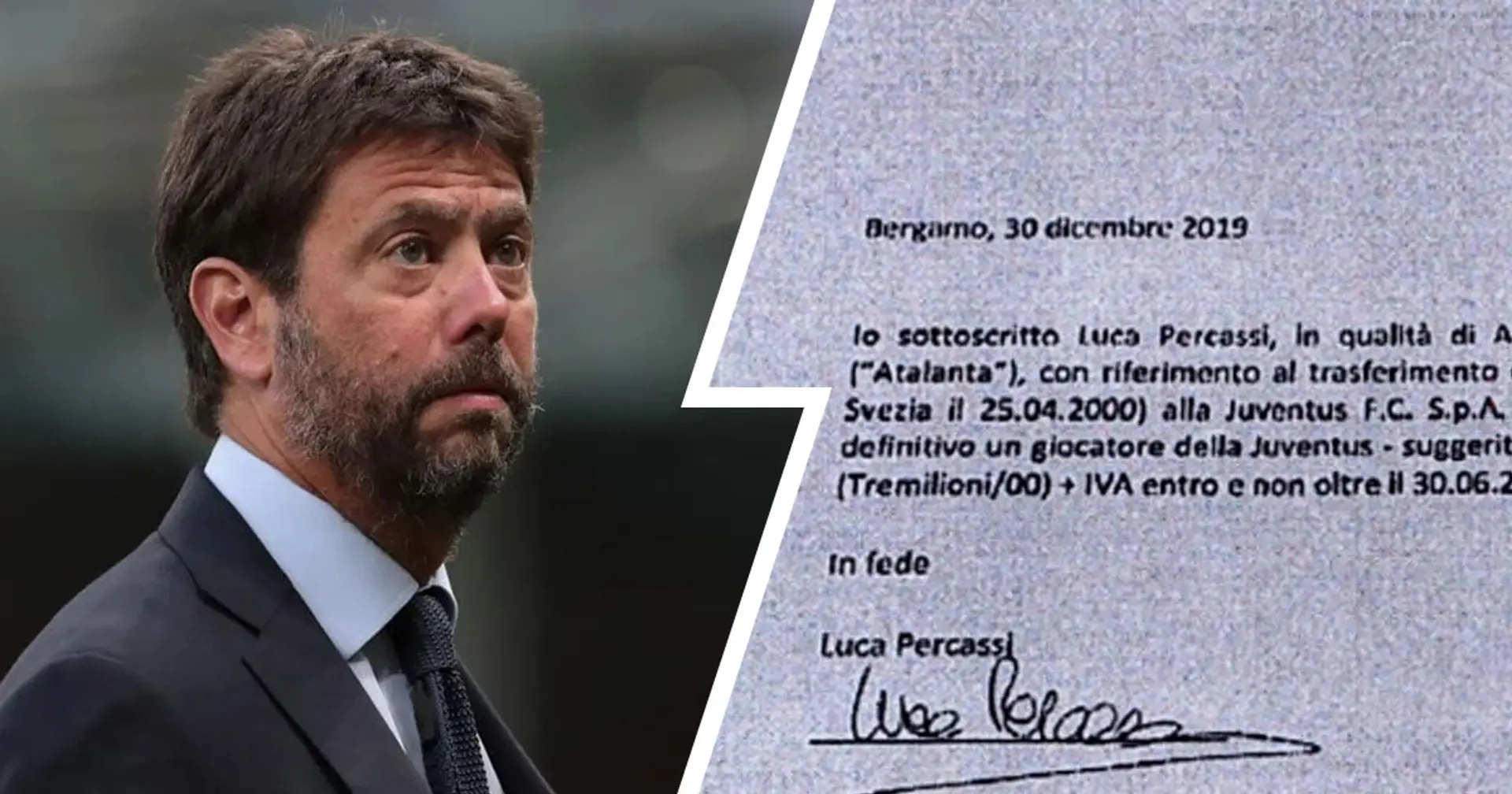 Svelate le carte della promessa fatta dall'Atalanta alla Juventus nell'affare Kulusevski: le immagini